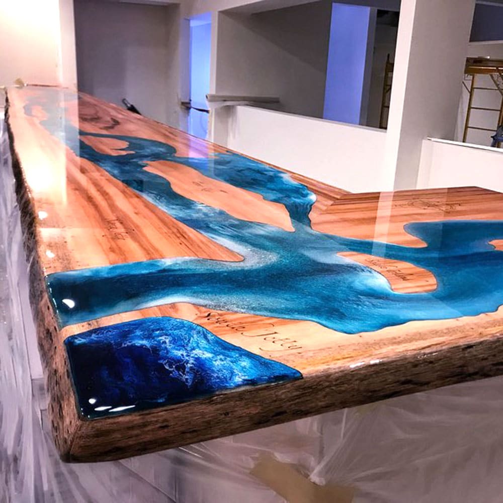 Generic Clear Table Top Epoxy Resin That Self Levels, This is a 1
