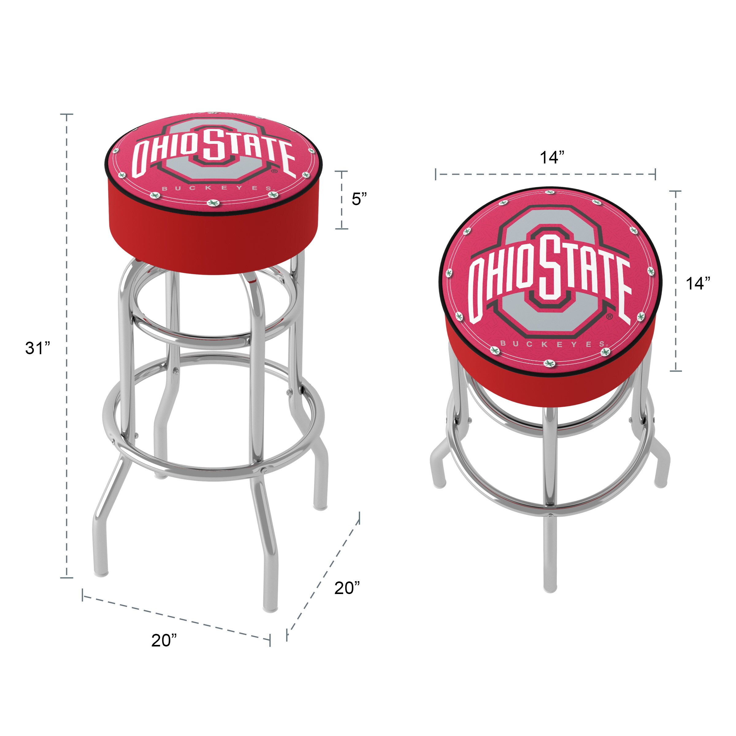 Trademark Gameroom LRG1000-OSU stools - View #5