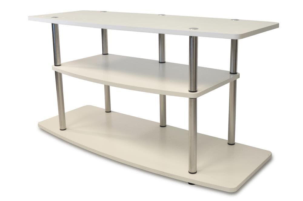 Convenience Concepts 131031W Designs2Go Modern/Contemporary White Tv Stand (Accommodates TVs up to 40-in)