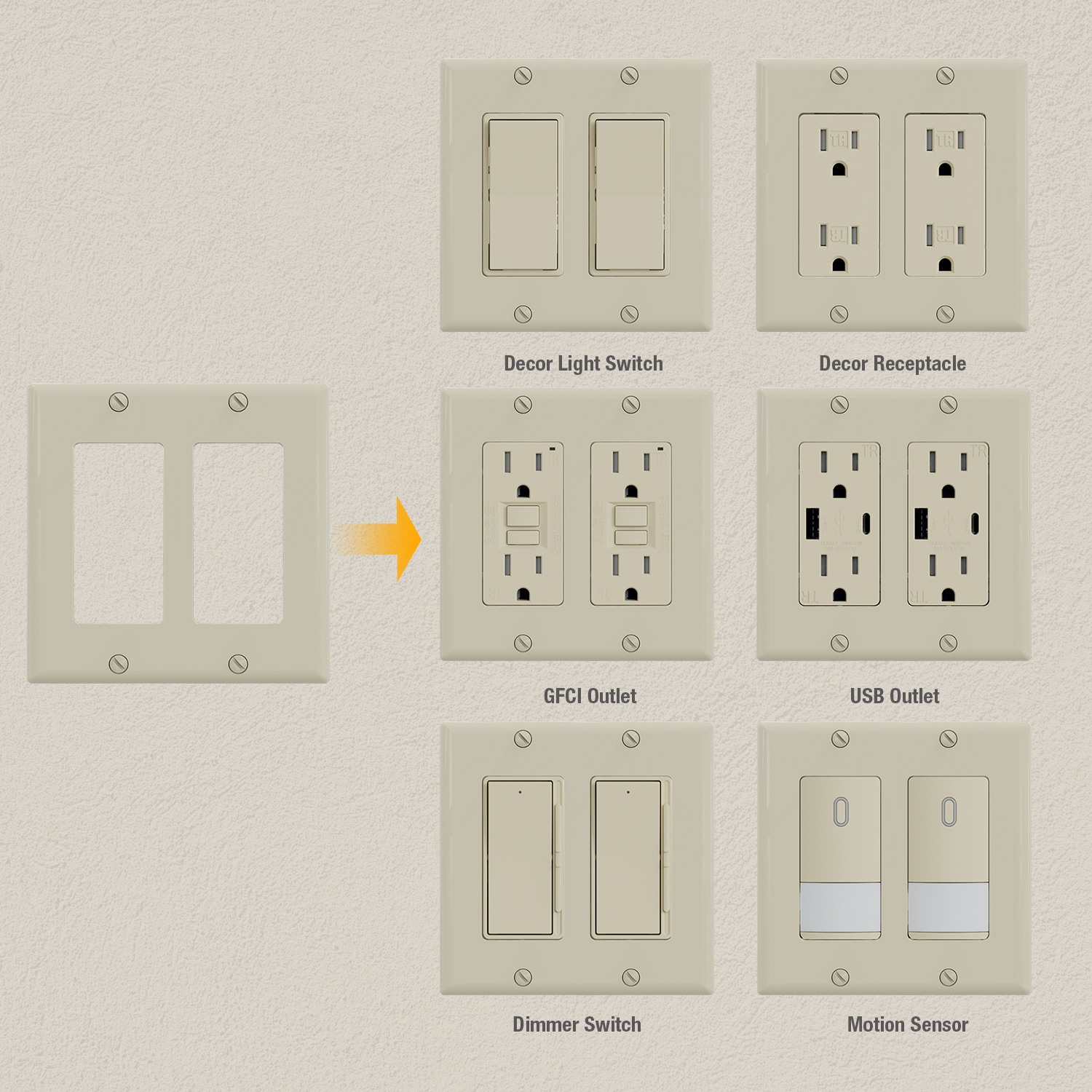 Utilitech 3032-LA10 Electrical-Wall-Plates - View #5