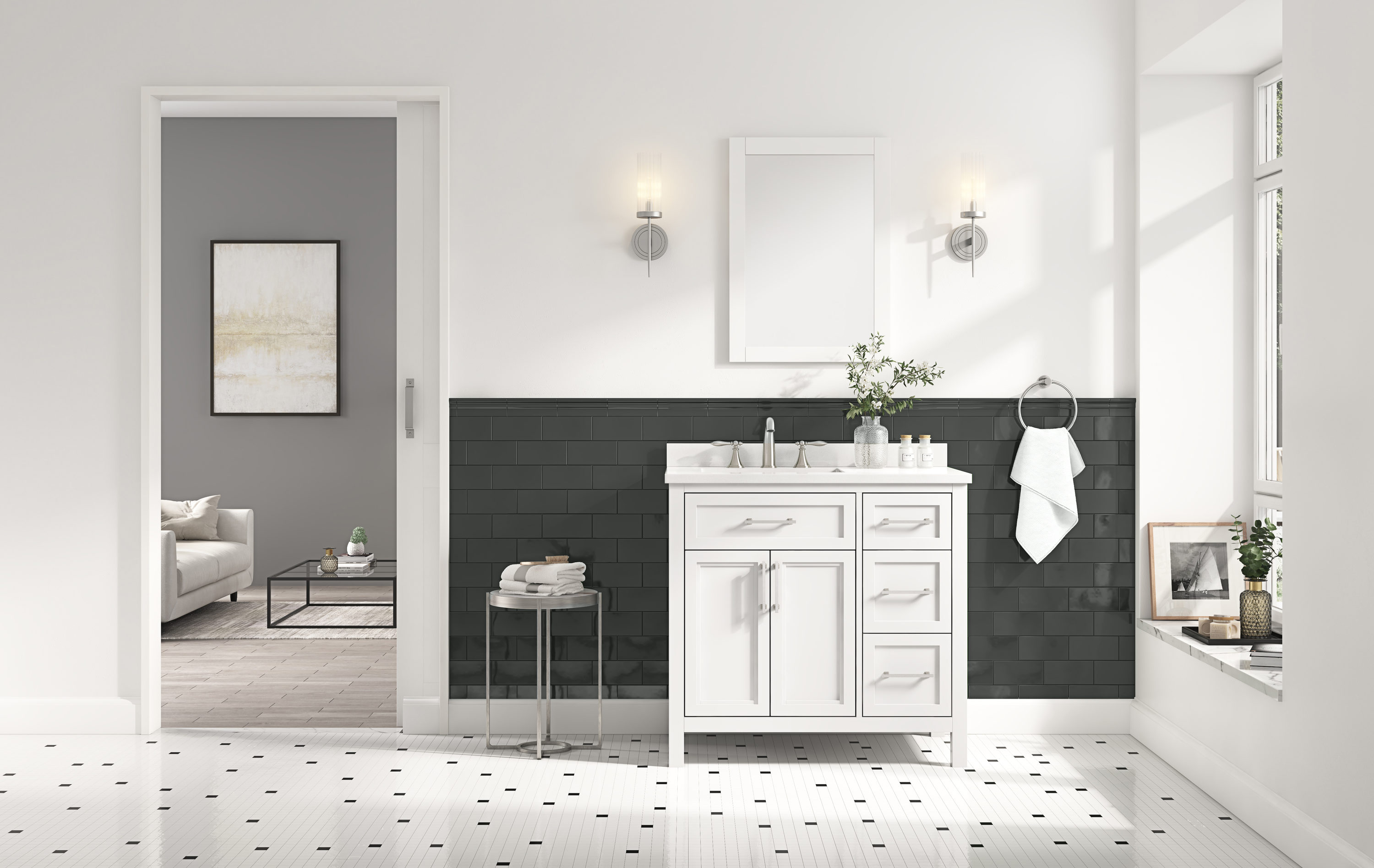 allen + roth BRINKHAVEN-36W Bath-Vanity-Combo - View #17