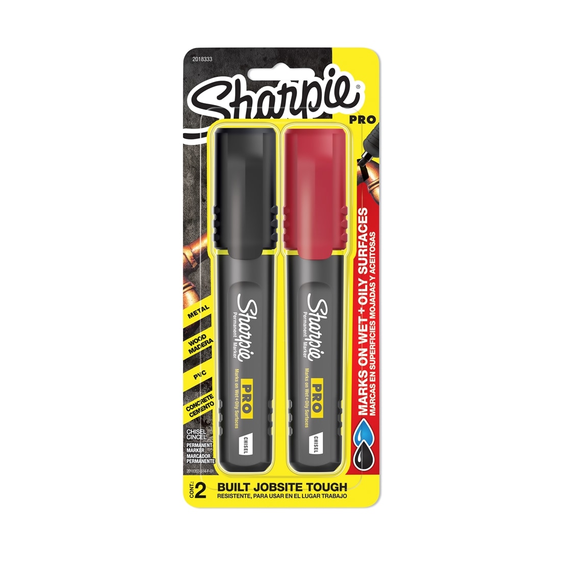 Red Sharpie Chisel Tip Markers