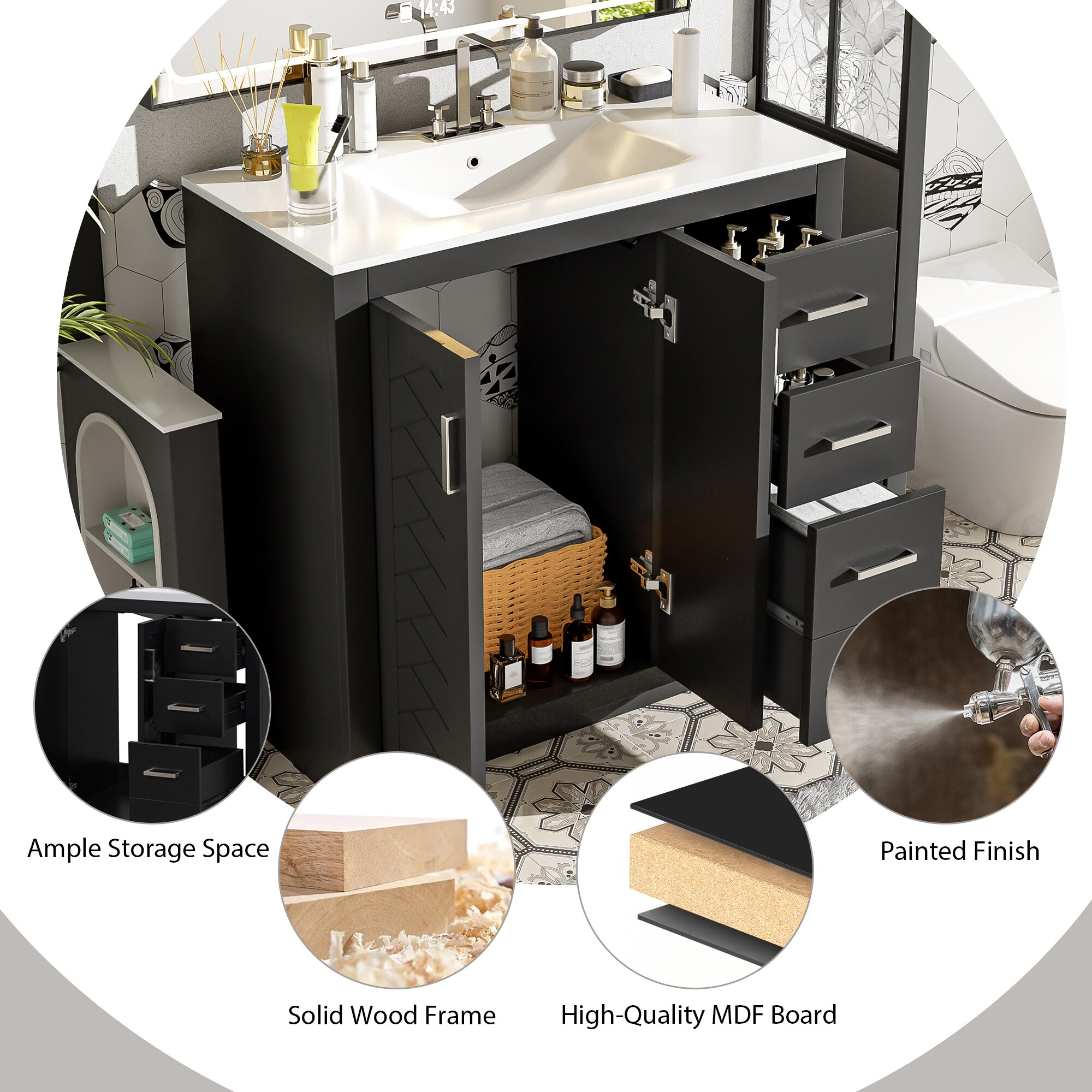 Tatayosi XHP243327B Bath-Vanity-Combo - View #12