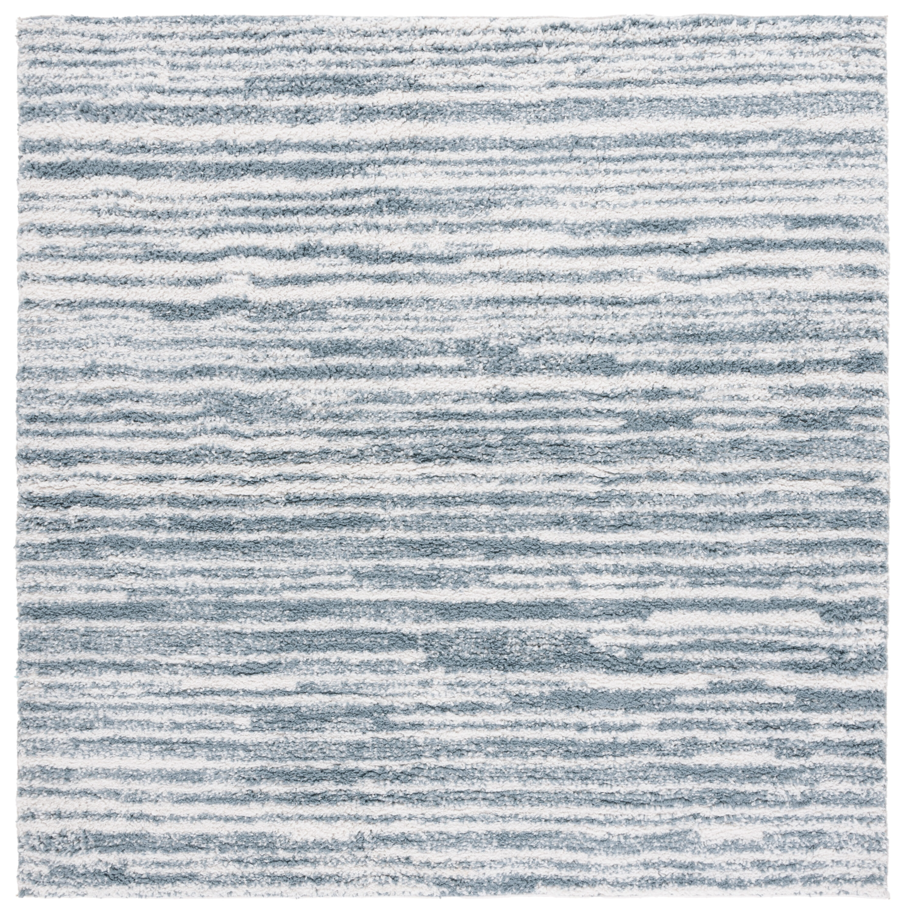 Rumi Shag 110L Light Blue/Ivory 7 X 7 Area Rug