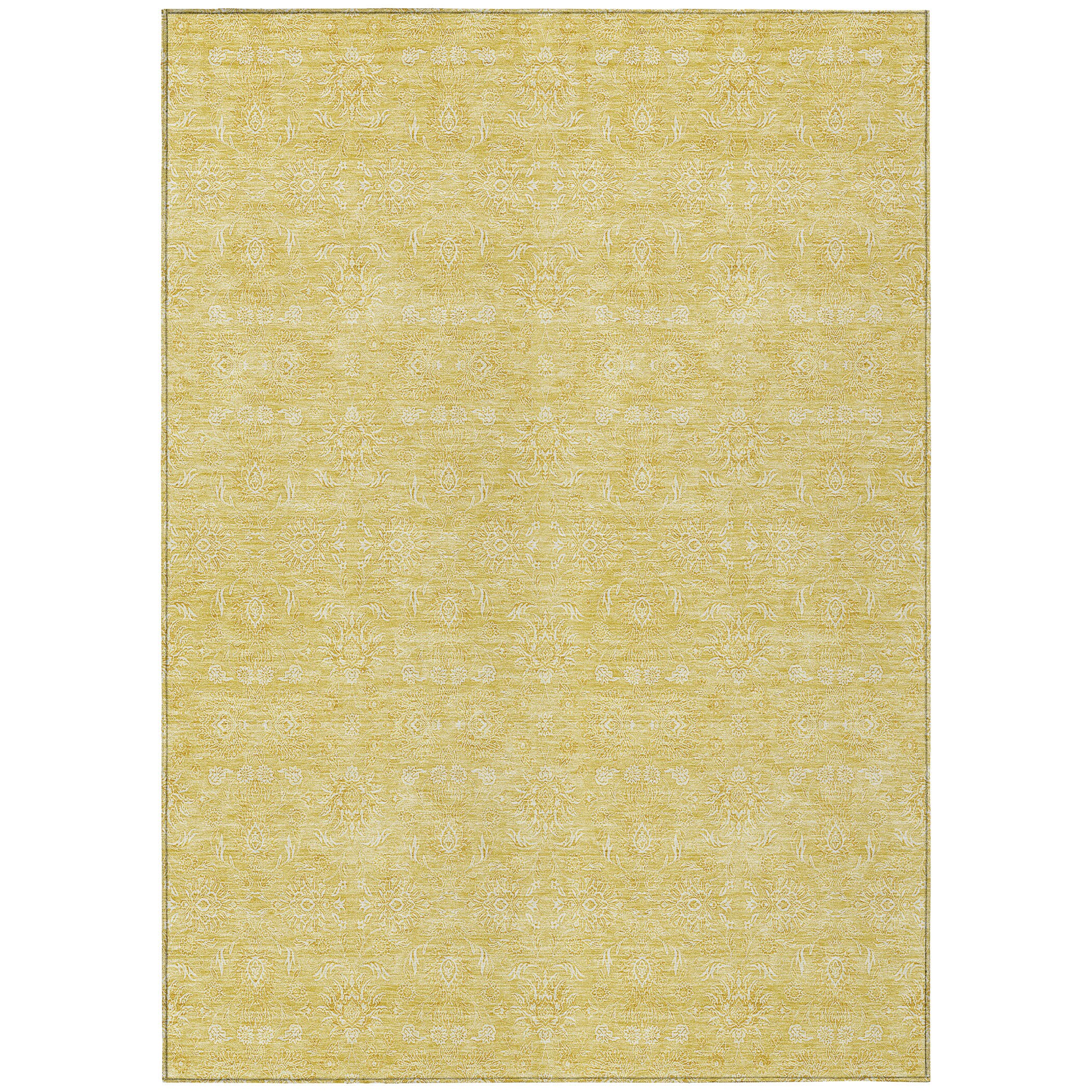 Addison Rugs ACN703HY9X12 Chantille ACN703HY 9 x 12 (ft) Polyester Honey Rectangular Indoor/Outdoor Geometric Machine washable Area rug