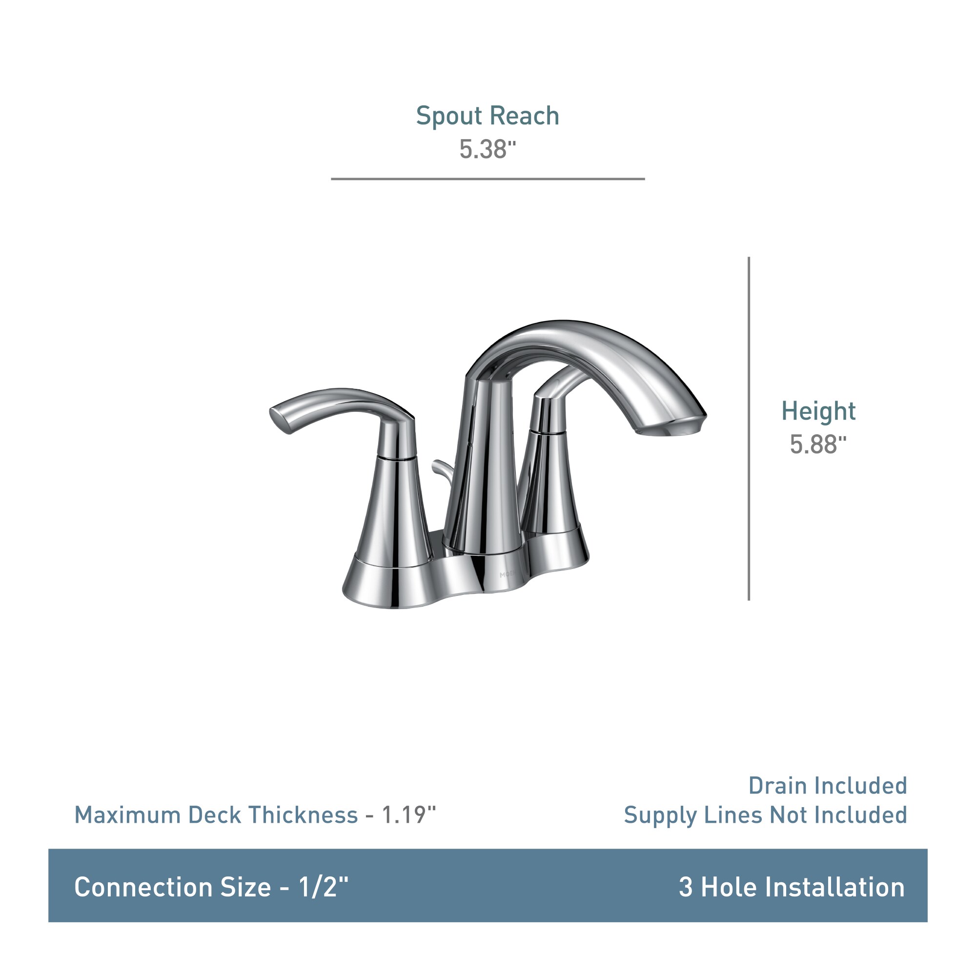 Moen 6172BN Lavatory-Faucets - View #5