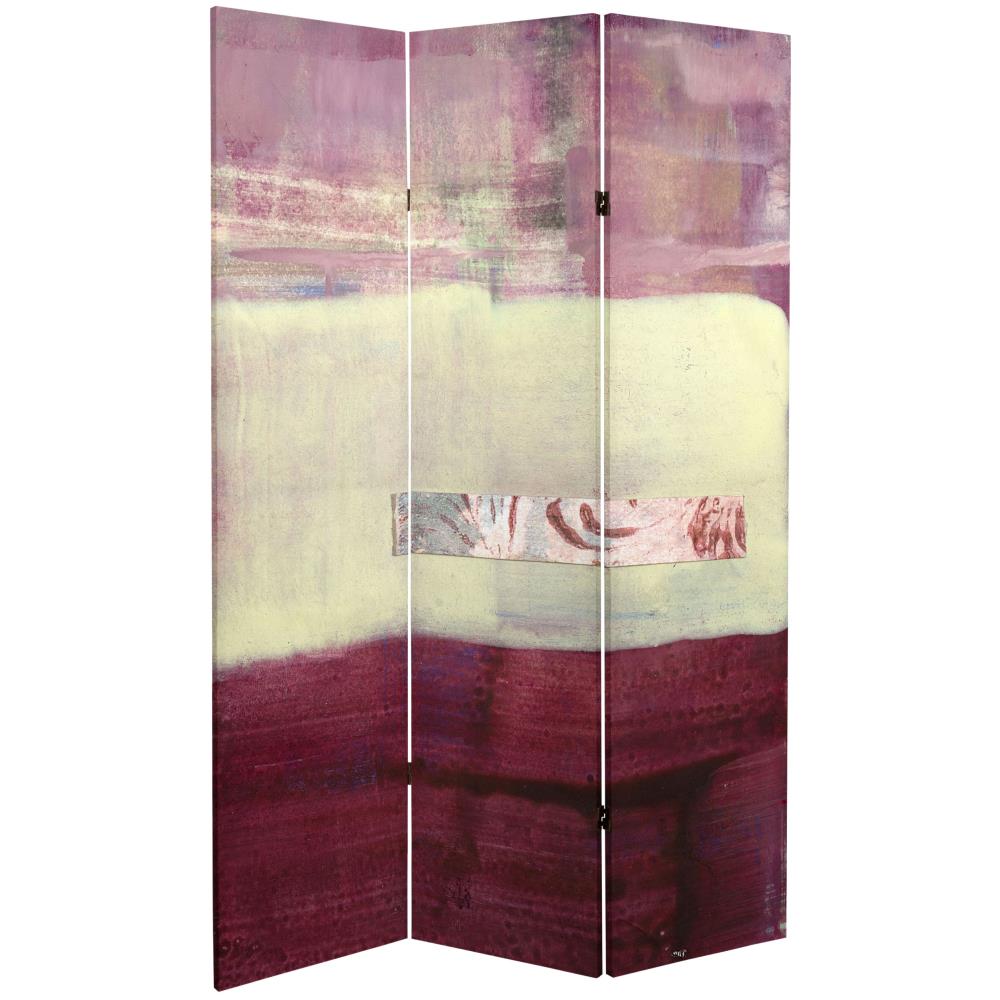 Red Lantern CAN-GITA67 3-Panel Printed Canvas Fabric Folding Contemporary/Modern Style Room Divider