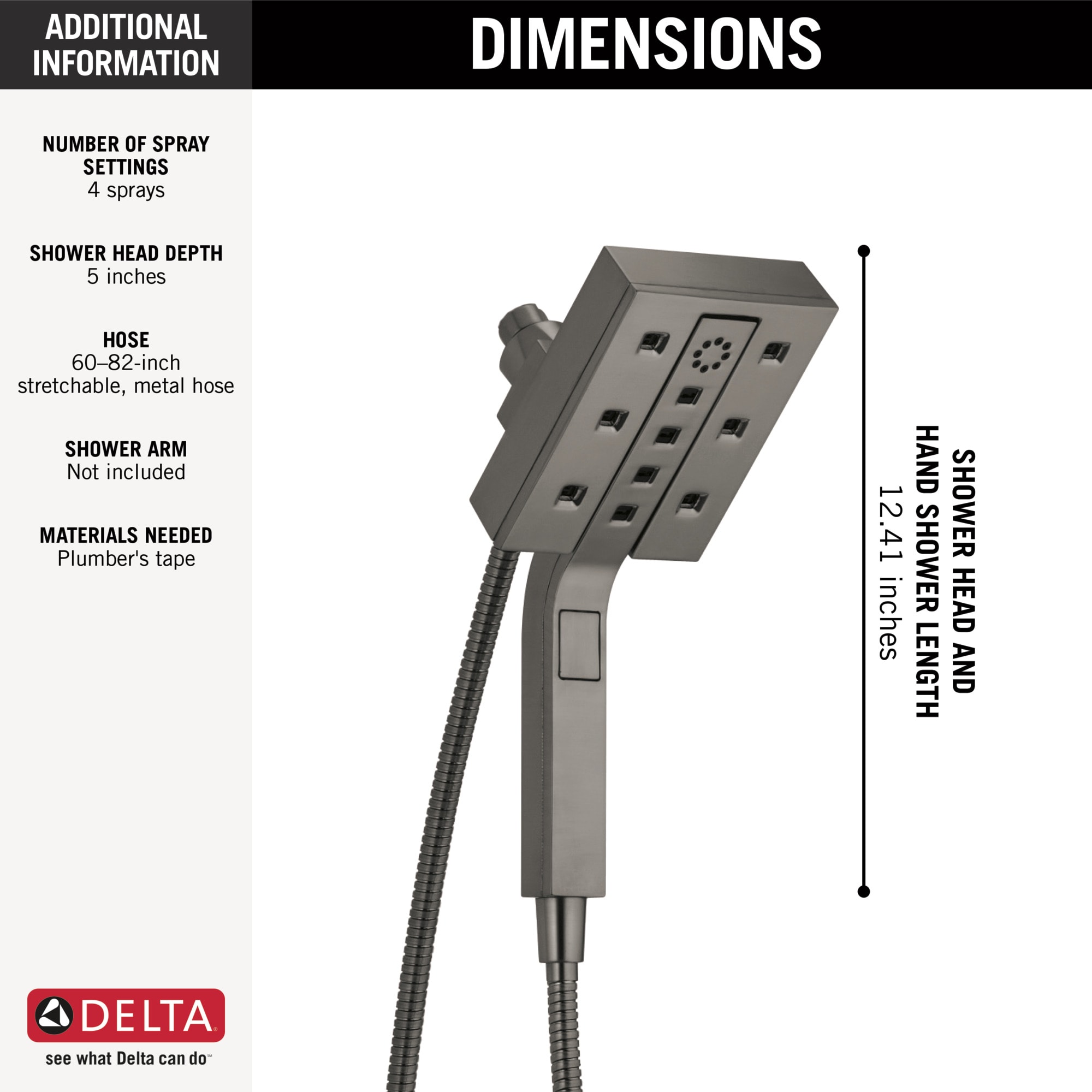 Delta 58473-KS-PR25 Fixed-Showerhead - View #13
