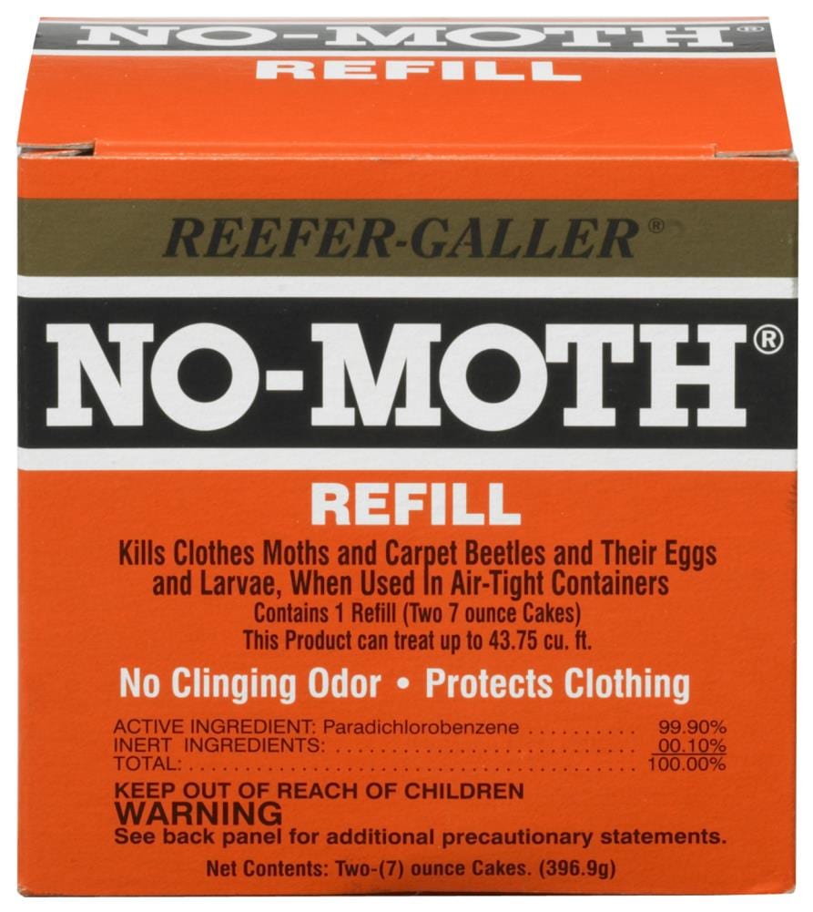 3 Packs Of 2 REEFER-GALLER No-Moth Hanger Moth Cake Refills 
