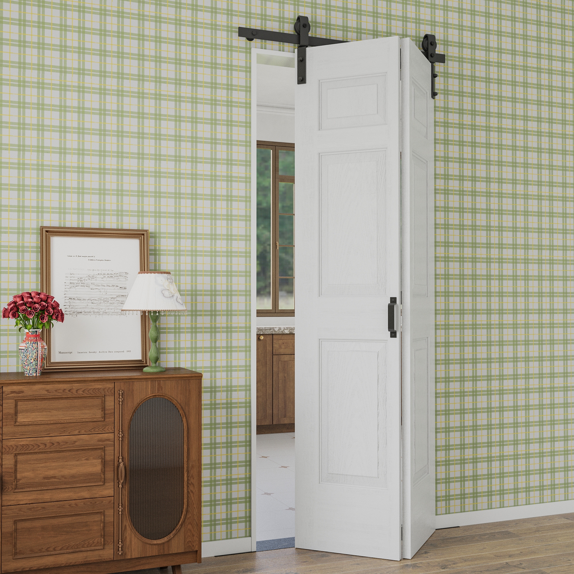 AINLARRY ZDGC-BD-KX6L-40 Barn-Doors - View #4