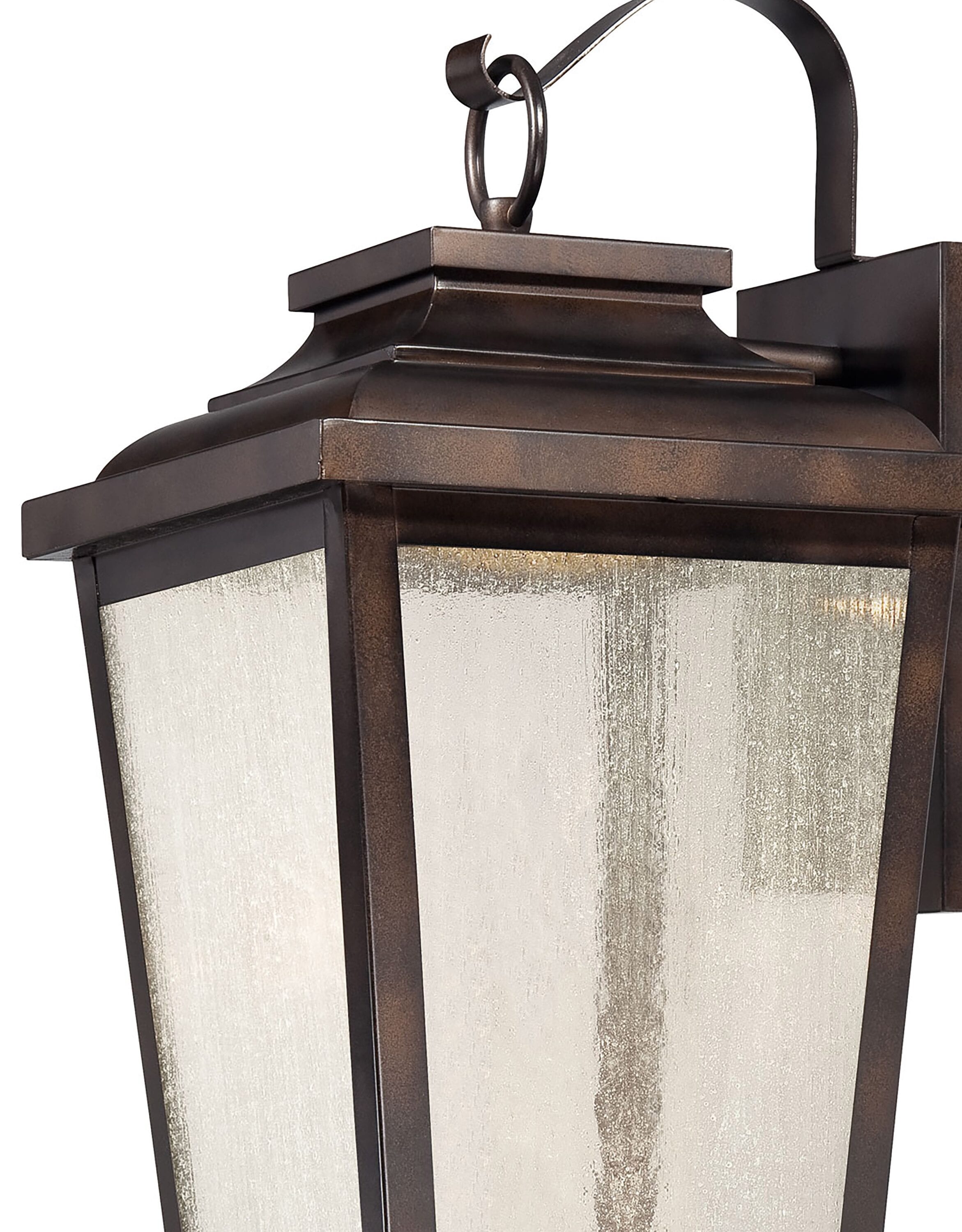 Minka Lavery Irvington Manor 16.75-in H Antique Bronze Integrated LED ...