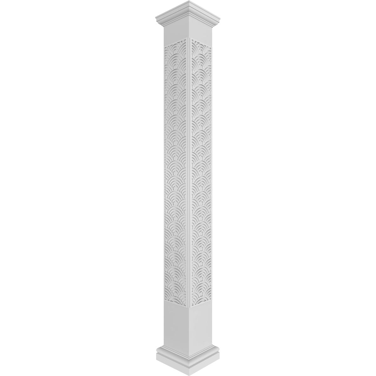 PVC Art Deco Fretwork Column Wraps at Lowes.com