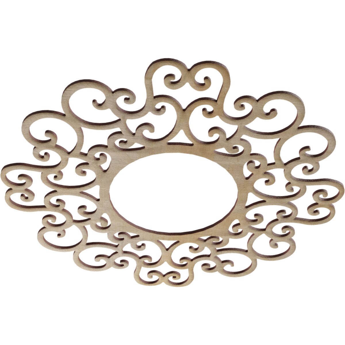 Ekena Millwork CMWP22X22X0375REHI Ceiling-Medallions - View #2