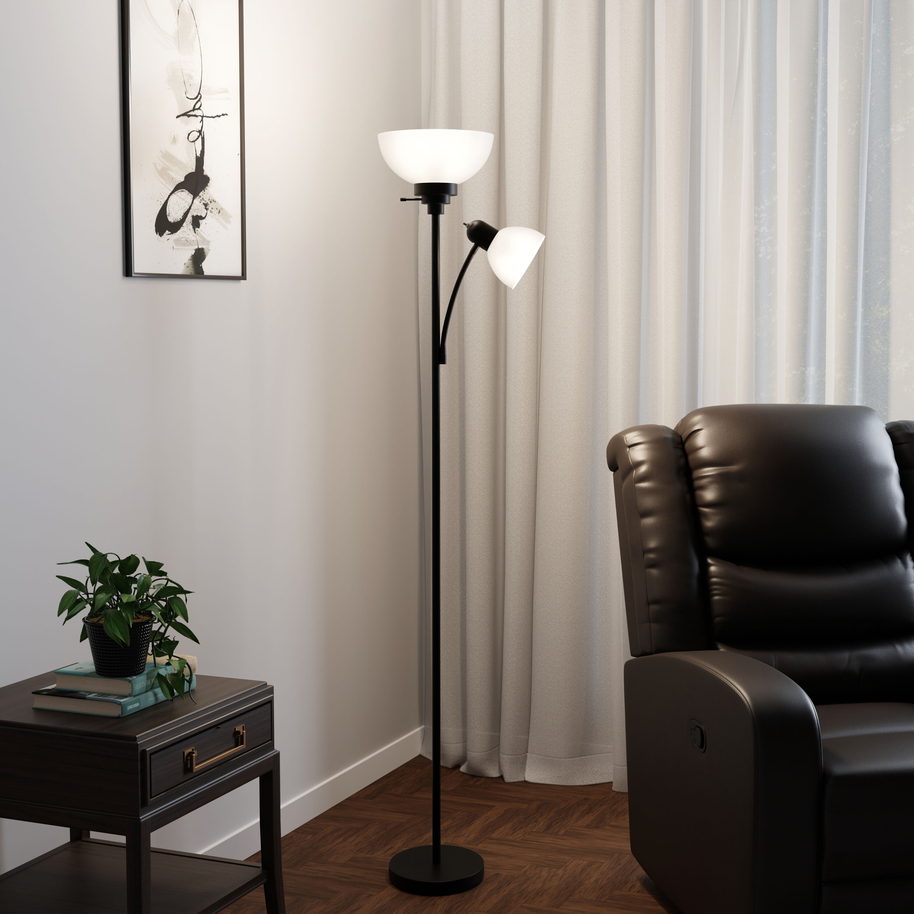 Style Selections FL18MBK floorlamps - View #3