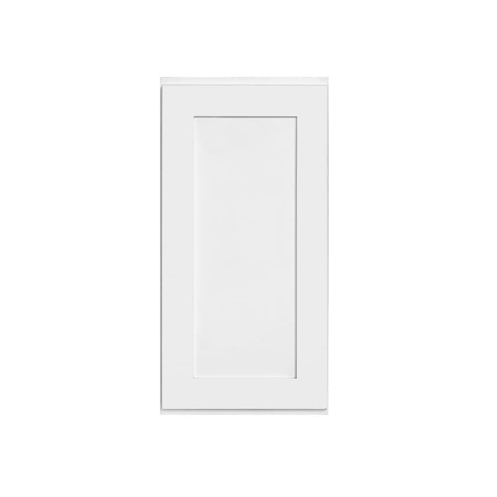 RELIABILT LS-SW-W1530R Fairplay 15-in W x 30-in H x 12-in D White Wall Ready to assemble Plywood Cabinet (Recessed Panel Shaker)