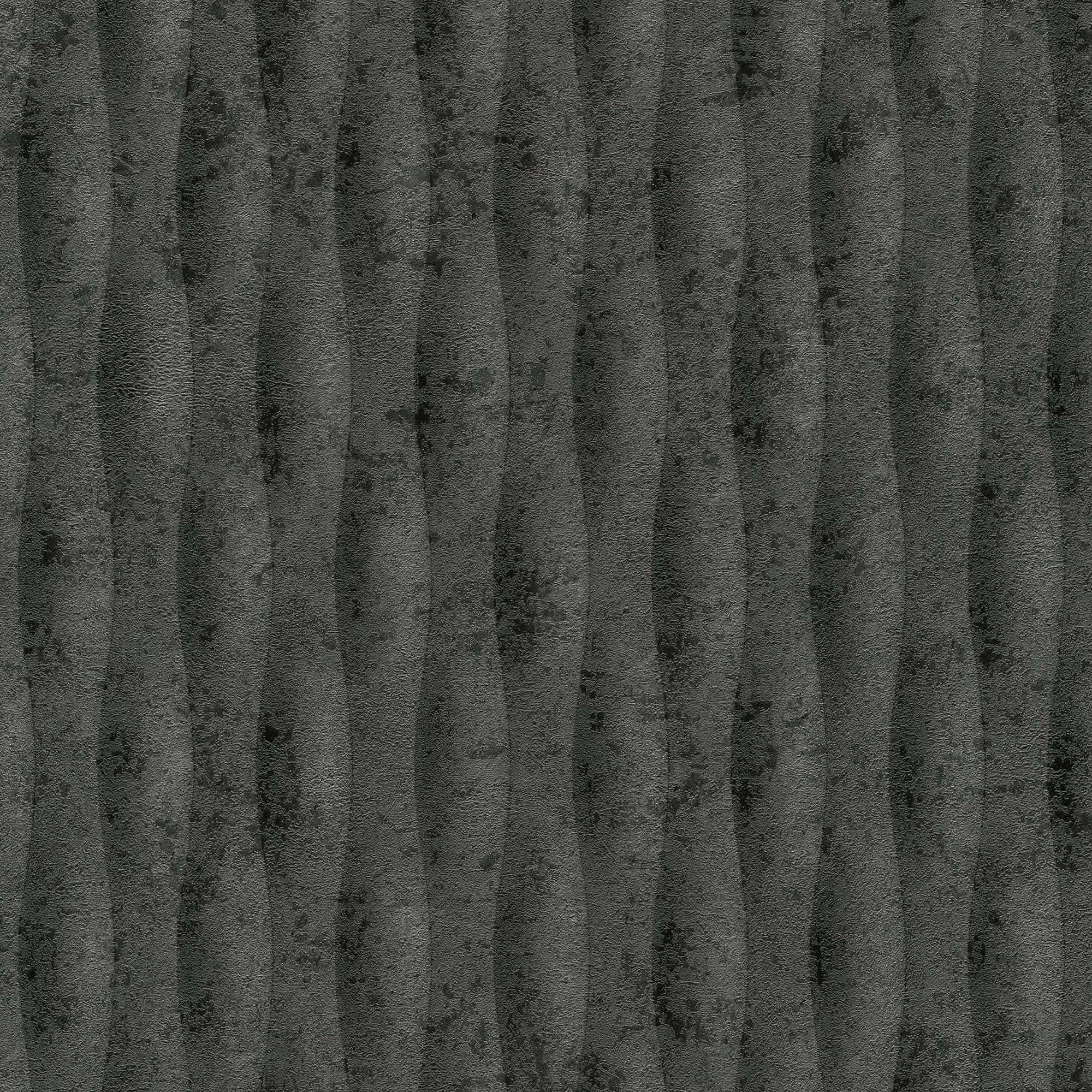 Veer Decor Concrete Illusion Black Wallpaper