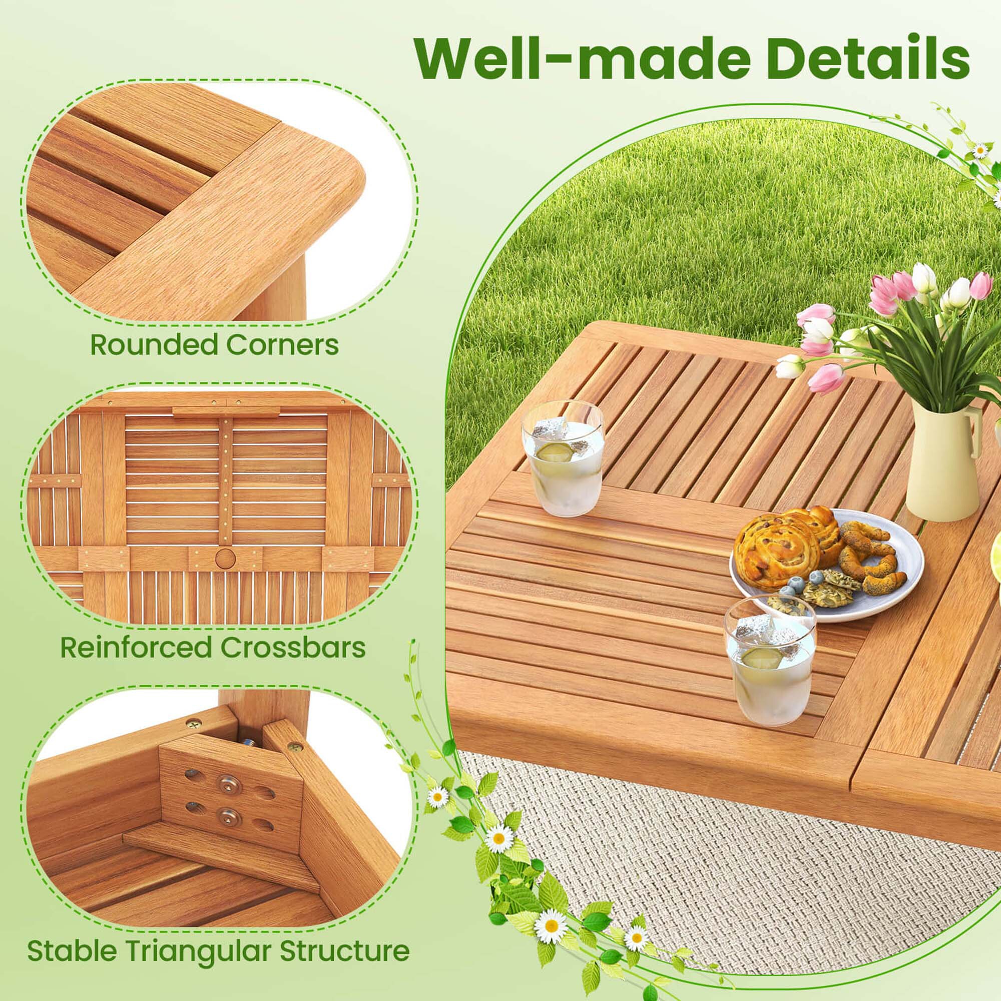 Costway HCST04222 Patio-Tables - View #6