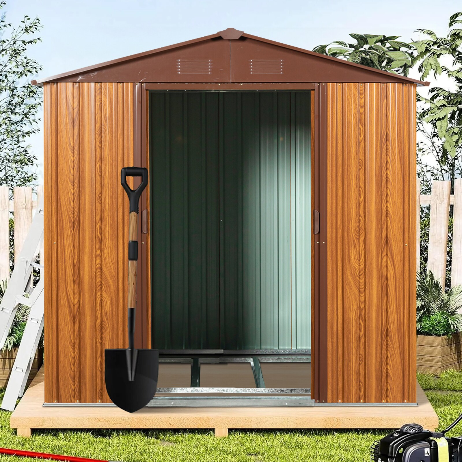 Maocao Hoom DJ-C-W65632241 Metal-Storage-Buildings-Sheds - View #2