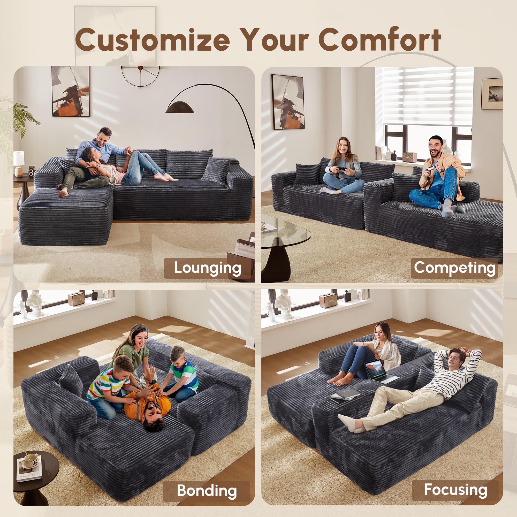 Pouuin SVI91L Sofas-Loveseats - View #8