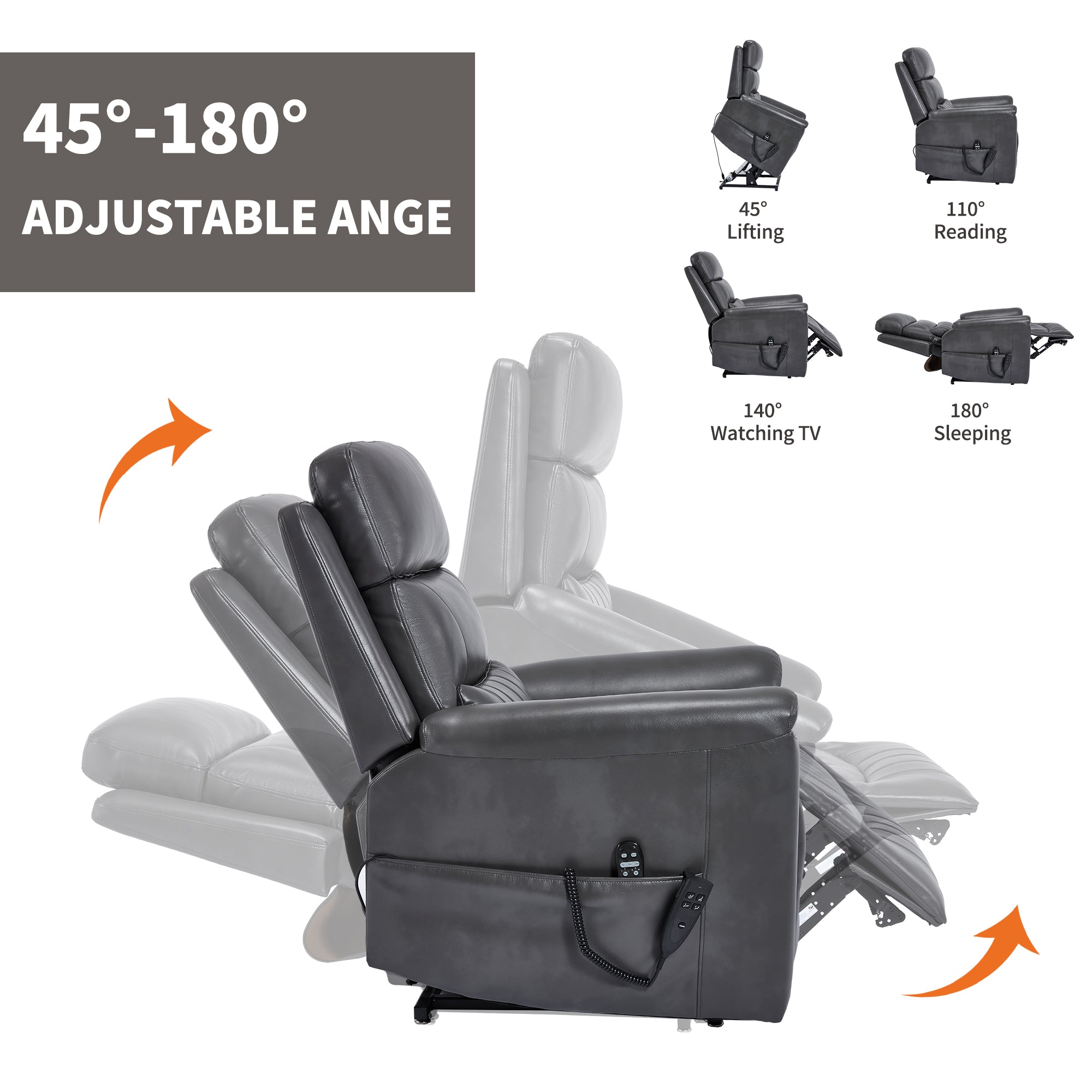 Boyel Living BL-CN453DGYL recliners - View #4