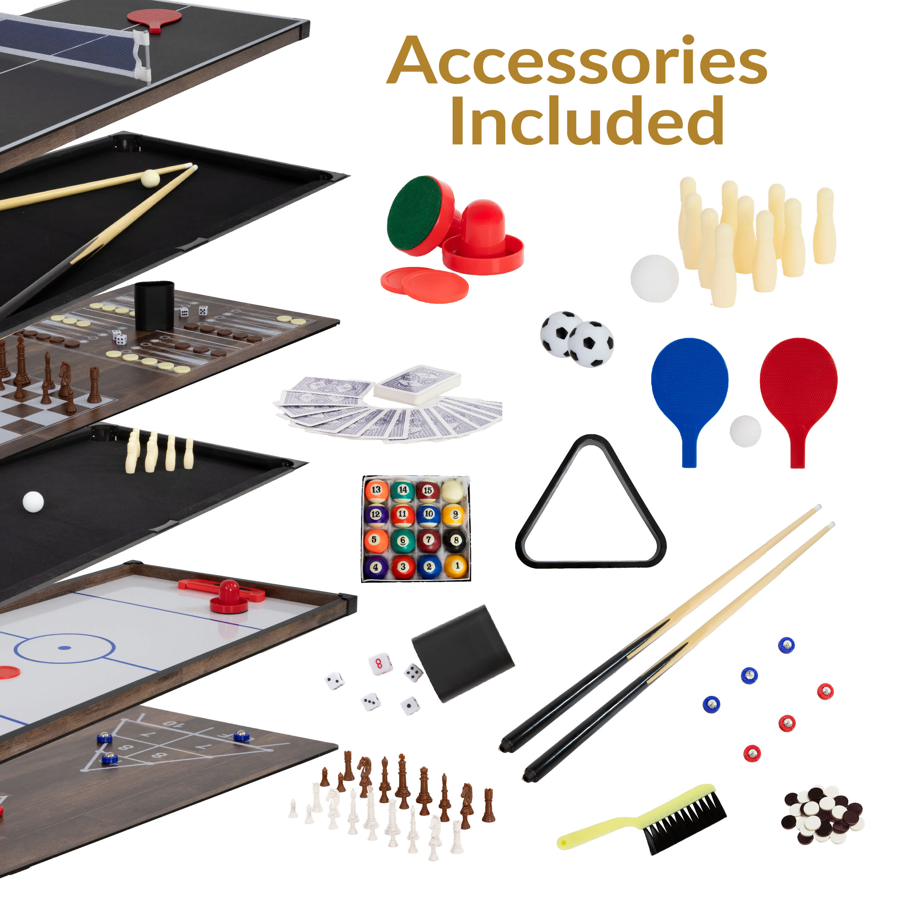 Sunnydaze Decor DQ-9331 Multi-Game-Tables - View #3