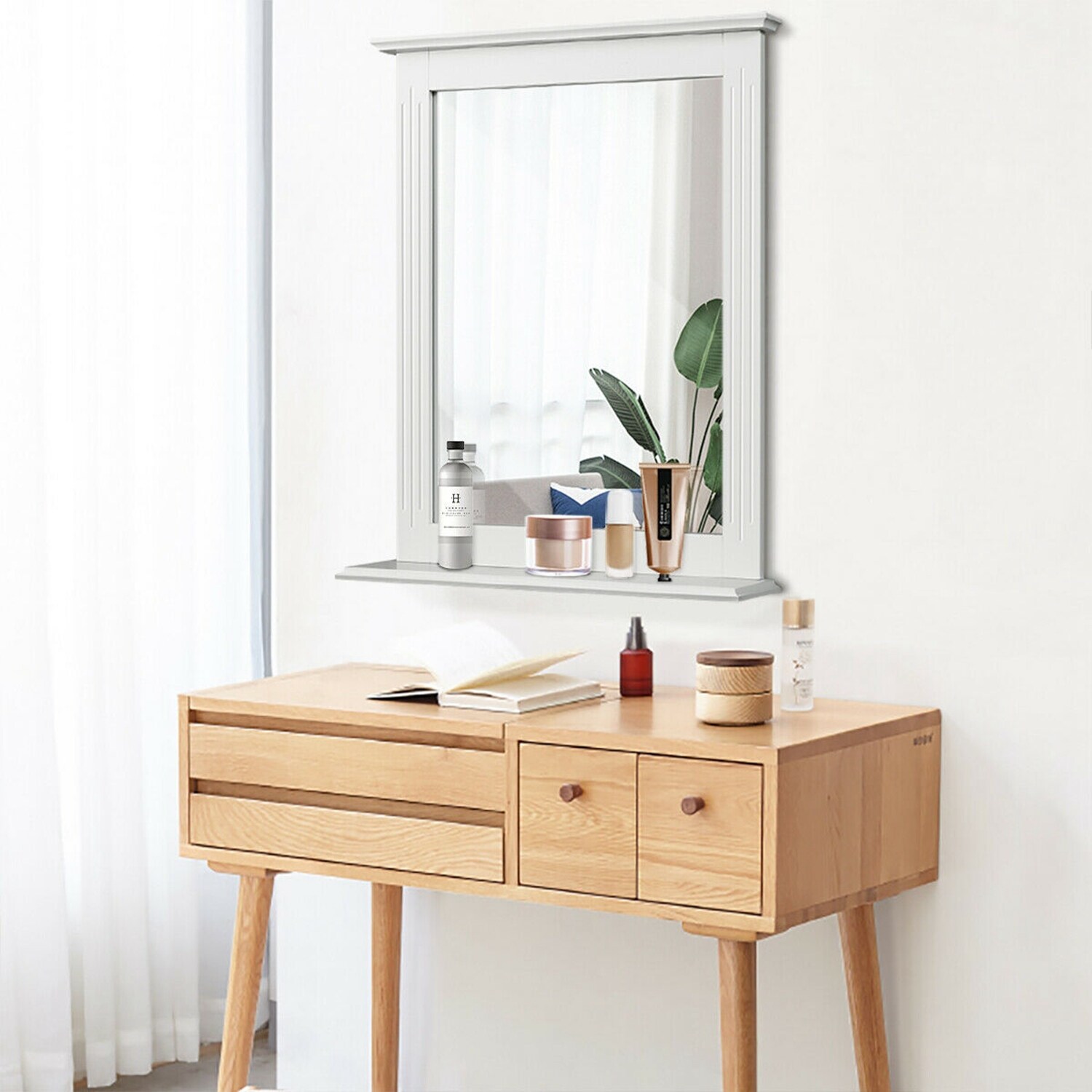 Forclover HYFC-BA553WH Framed-Bath-Mirrors - View #10