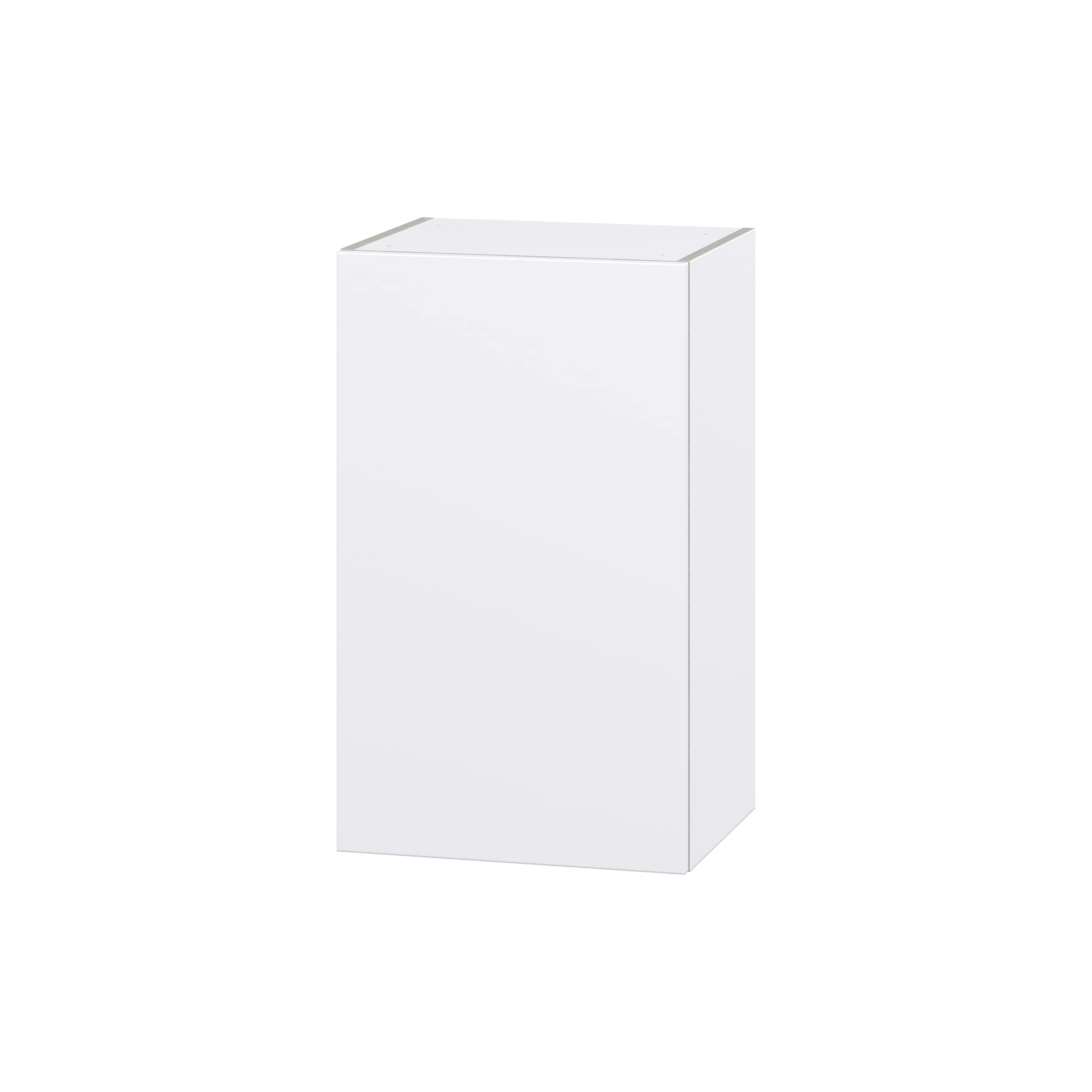 Hugo&Borg DSW1830(L/R)-LA Lasalle 18-in W x 30-in H x 14-in D Bright White Slab Wall Fully assembled Cabinet (Flat Panel Slab)
