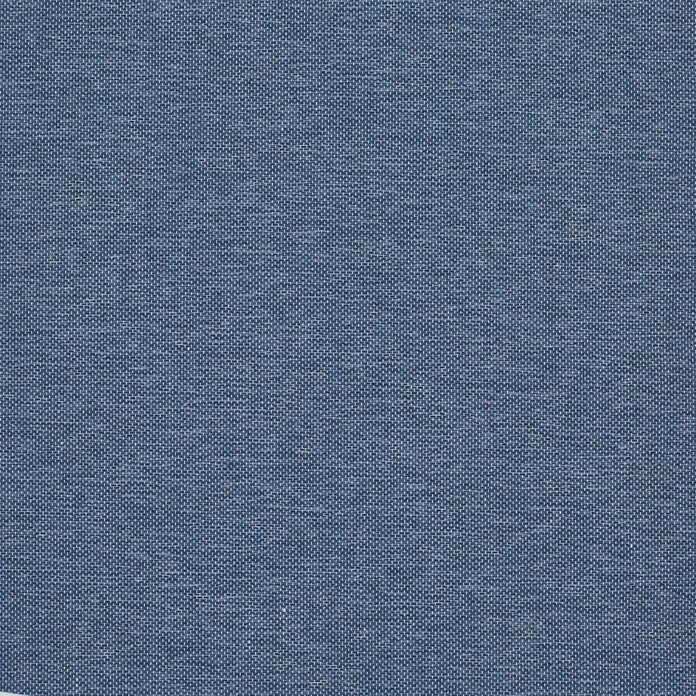 LEVOLOR Tweed Rattan Blue Polyester Roman Shade Swatch in the Window ...