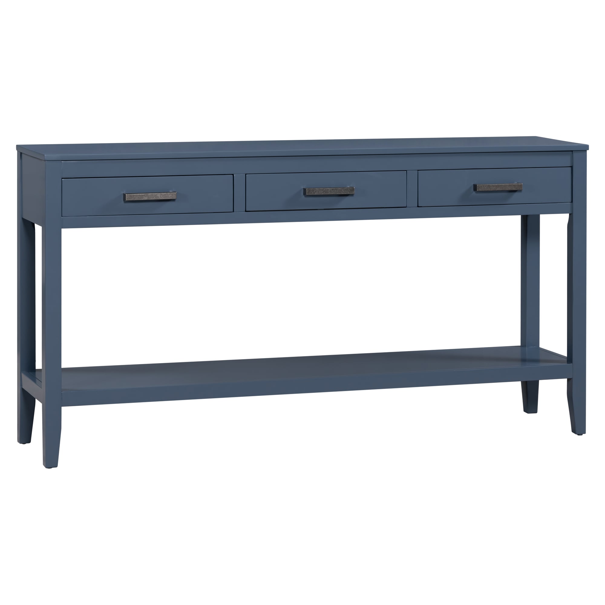 CESICIA F230 Navy Blue MDF Modern Coffee Table with Storage