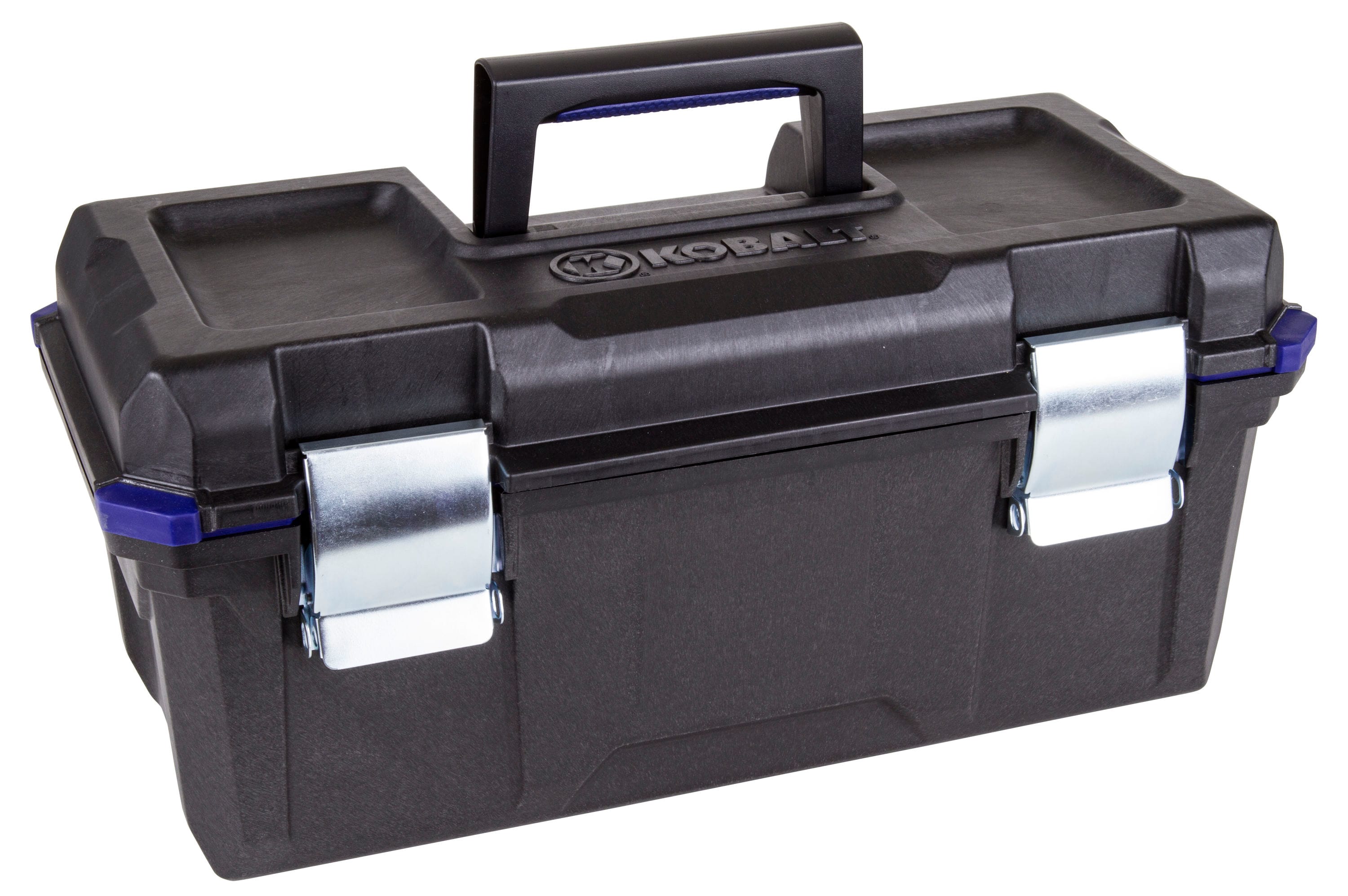 Kobalt Zerust 19 In Black Plastic Lockable Tool Box In The Portable