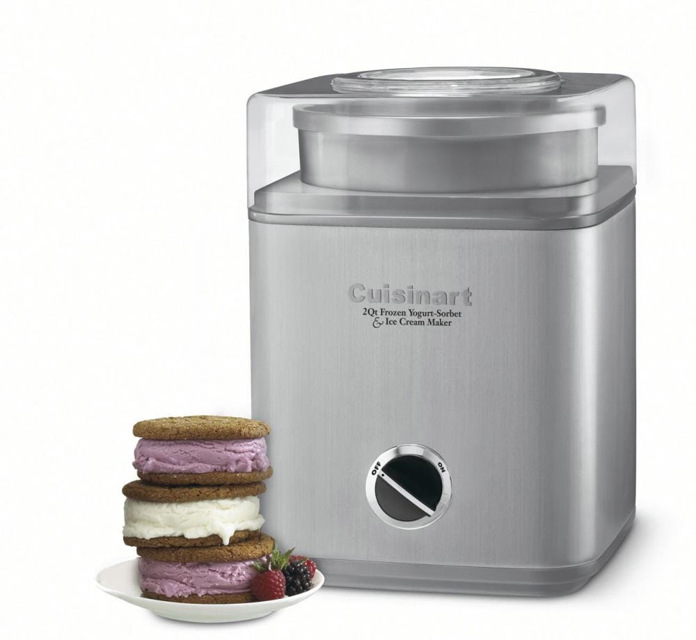 Cuisinart 1.5-Quart Ice Cream Maker Replacement Bowl, Silver