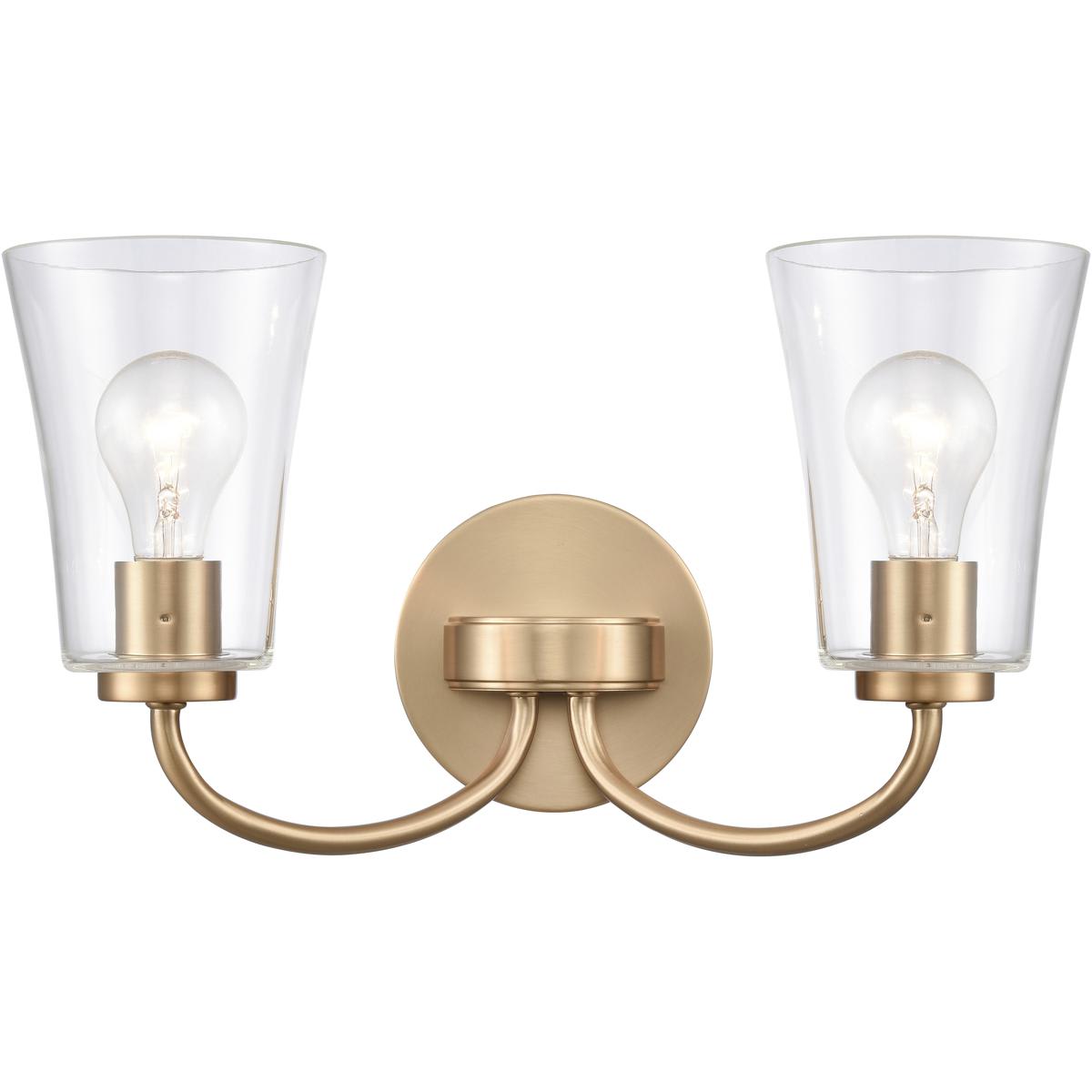 Atlas Lighting and Home  WL11293-GD Emily Vanity Light Wall Light in Brushed Gold