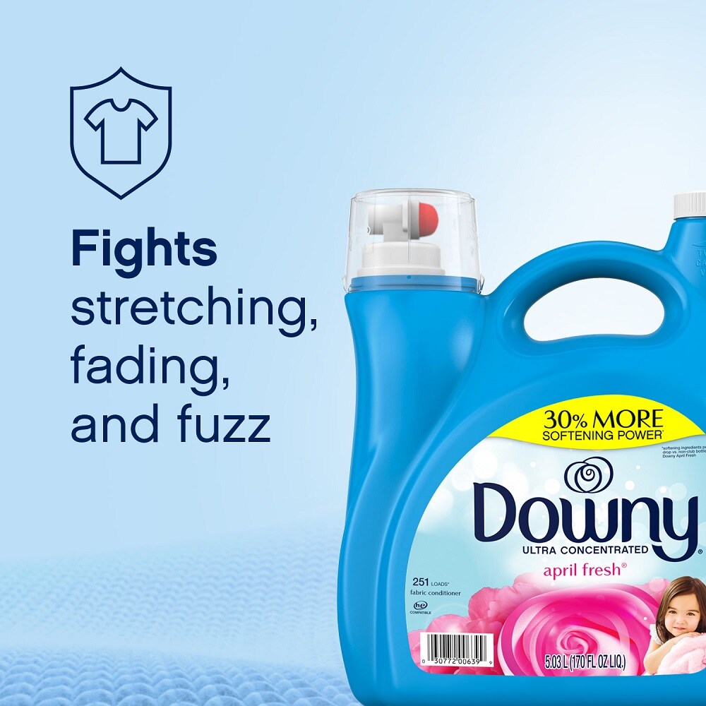 Shop Downy Clean Home Fabric and Air, April Fresh Scent with Liquid Fabric  Softener at