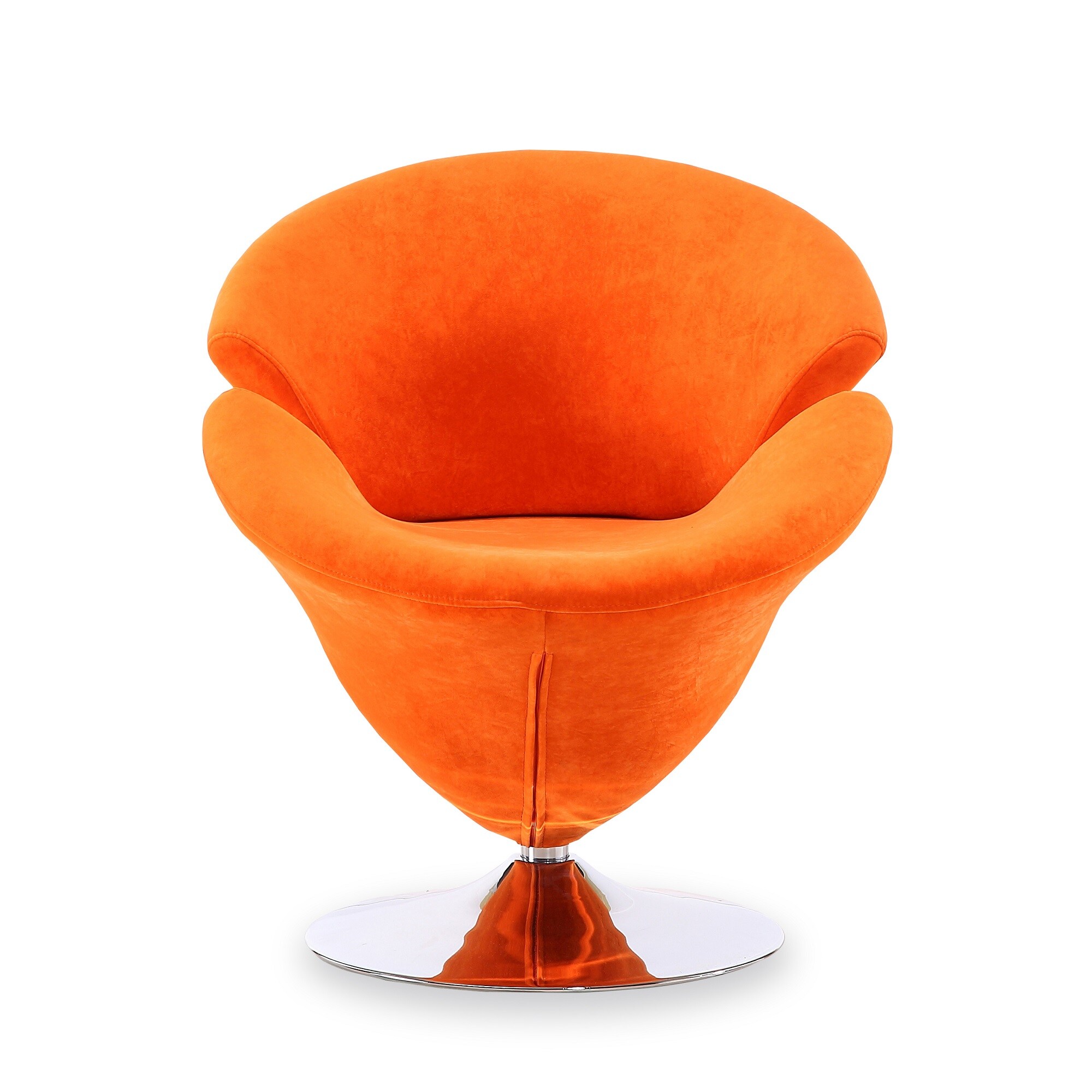 orange tulip chair