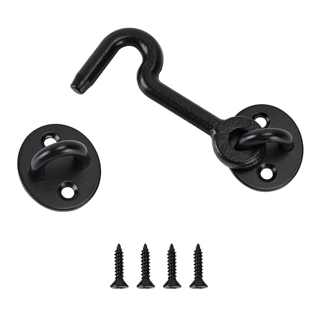 RELIABILT 0.87-in Oil-Rubbed Bronze Steel Gate Hook and Eye in the Hooks  department at
