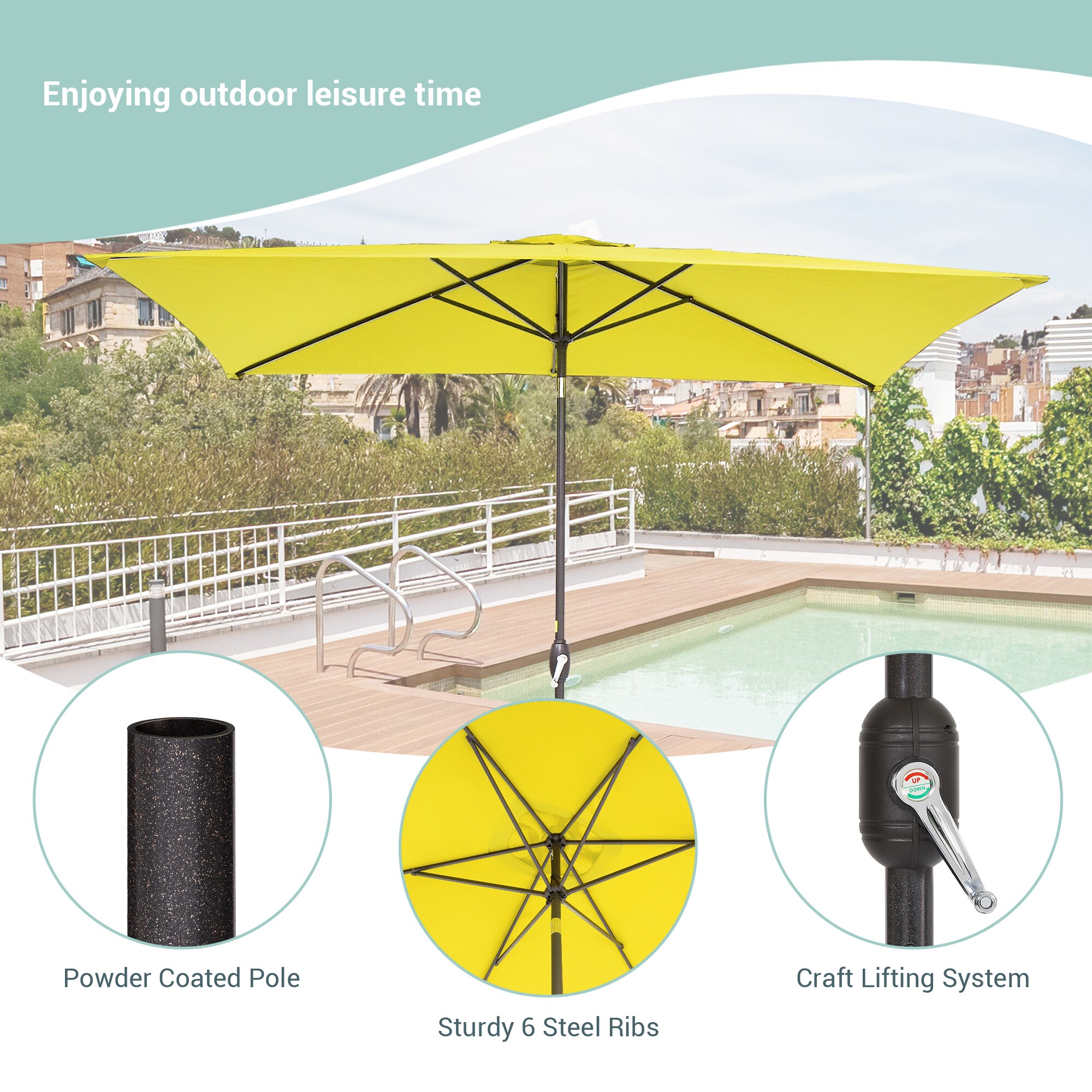 Sonkuki SD-TJLED23RD Umbrellas-2 - View #7