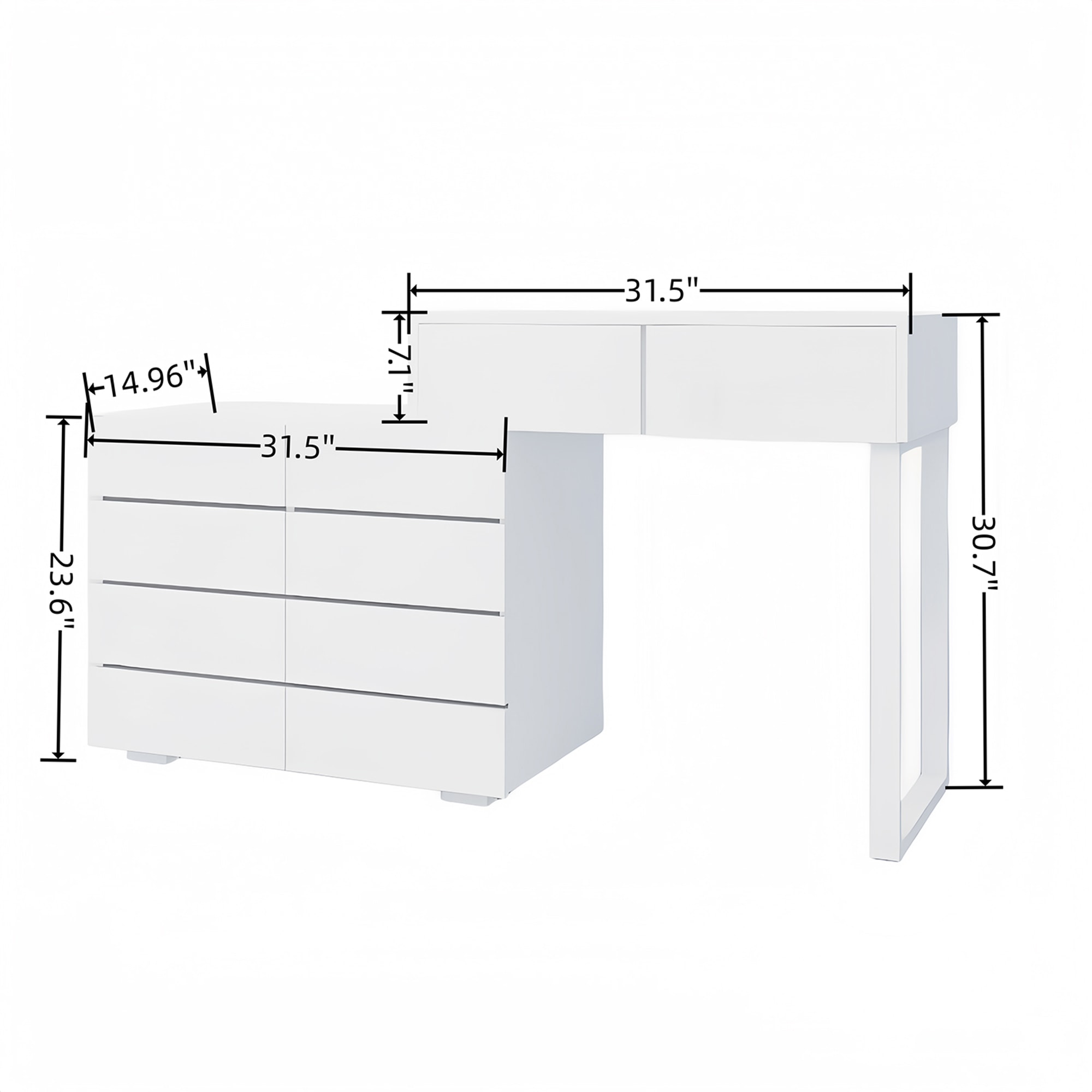 SINOFURN SYA440005WT dressers - View #10