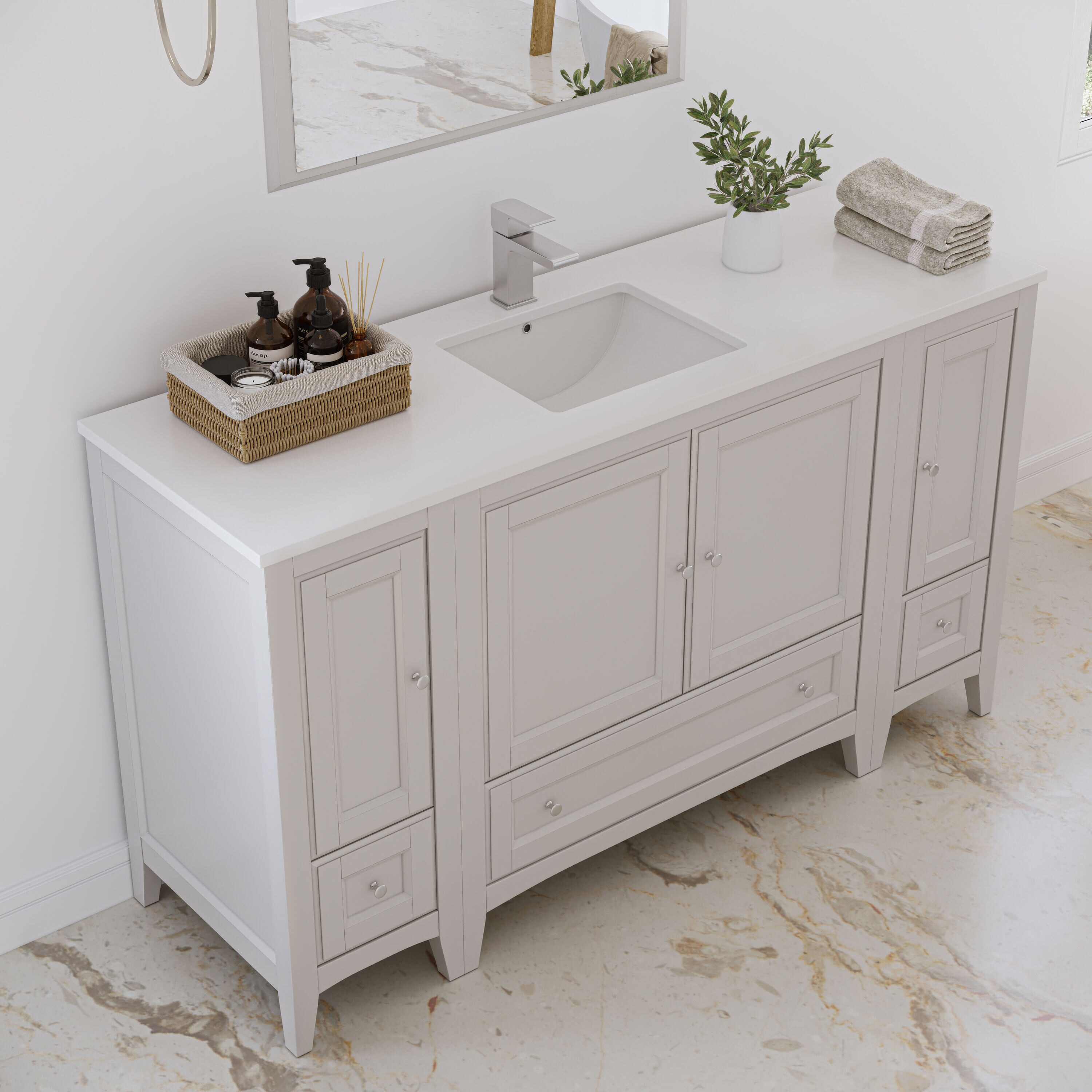 Fresca FVN20-123612AW Bath-Vanity-Combo - View #4