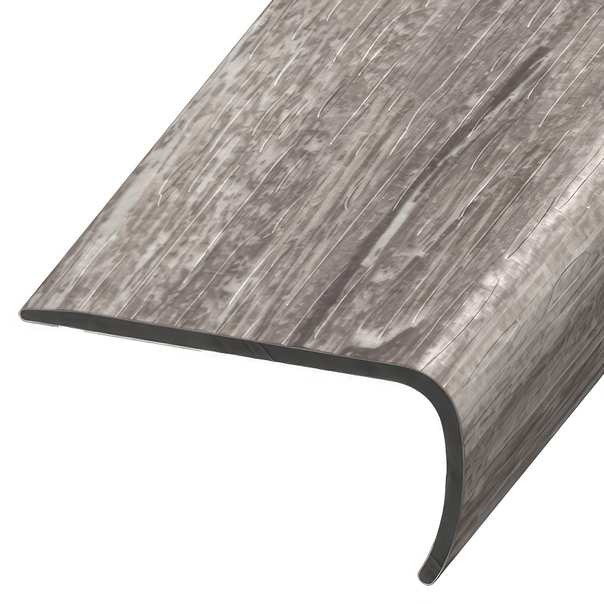 Versatrim VE-106762 Woods TimberCore Lucida-Woods TimberCore-River Rock Prefinished 1-in T x 2-in W x 94-in L PVC Square cap