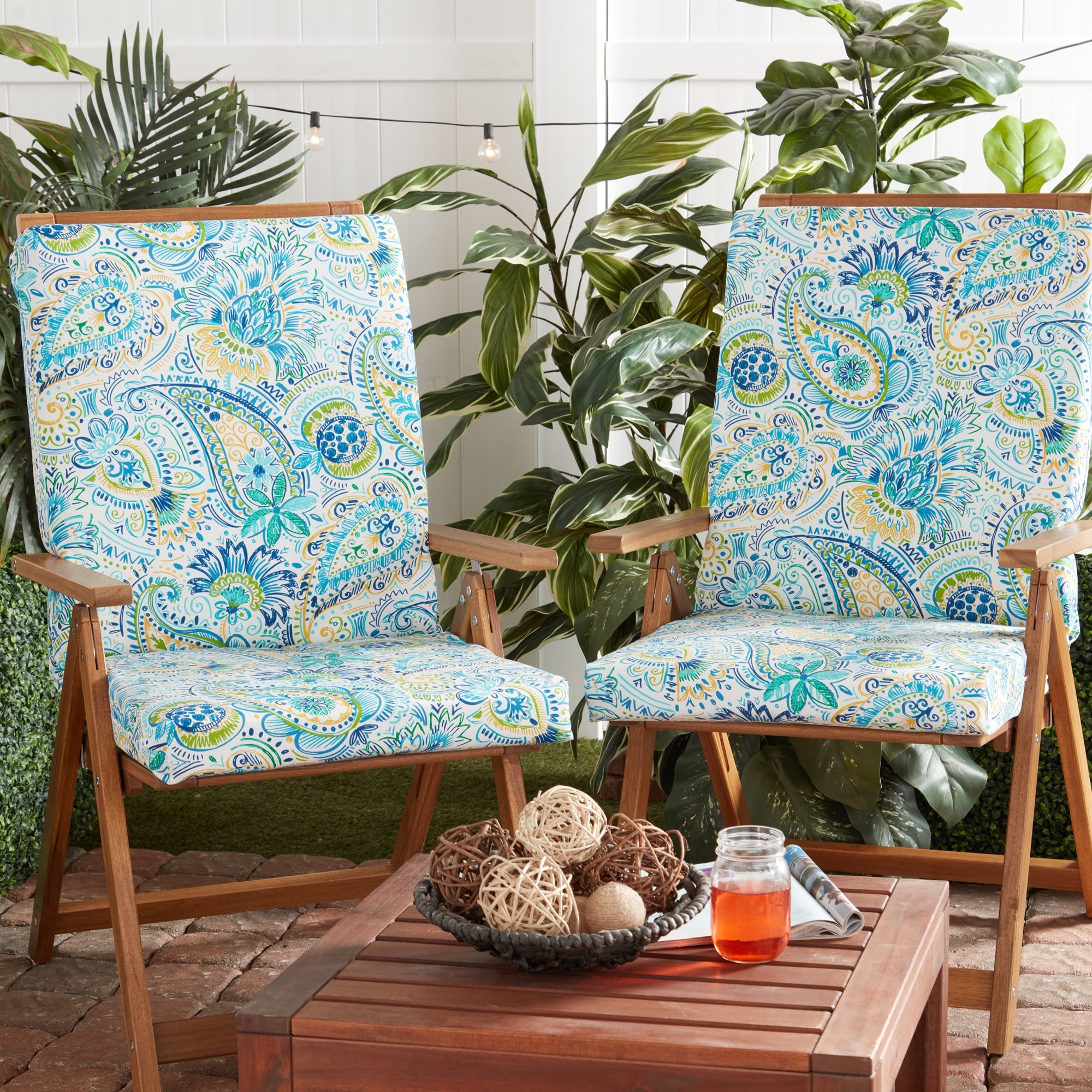 Greendale Home Fashions OP1900-BALTIC Patio-Furniture-Cushions - View #5