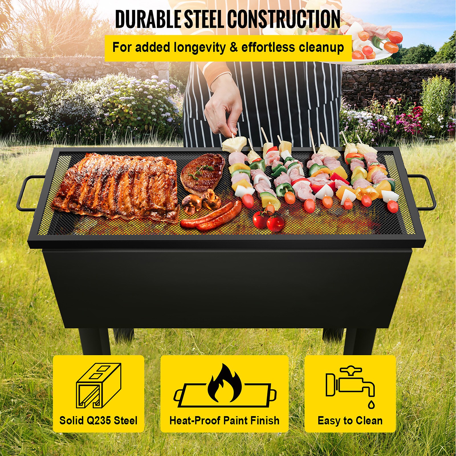 VESSILS 15-in x 15-in Round Stainless Steel Cooking Grate | MY-UC18