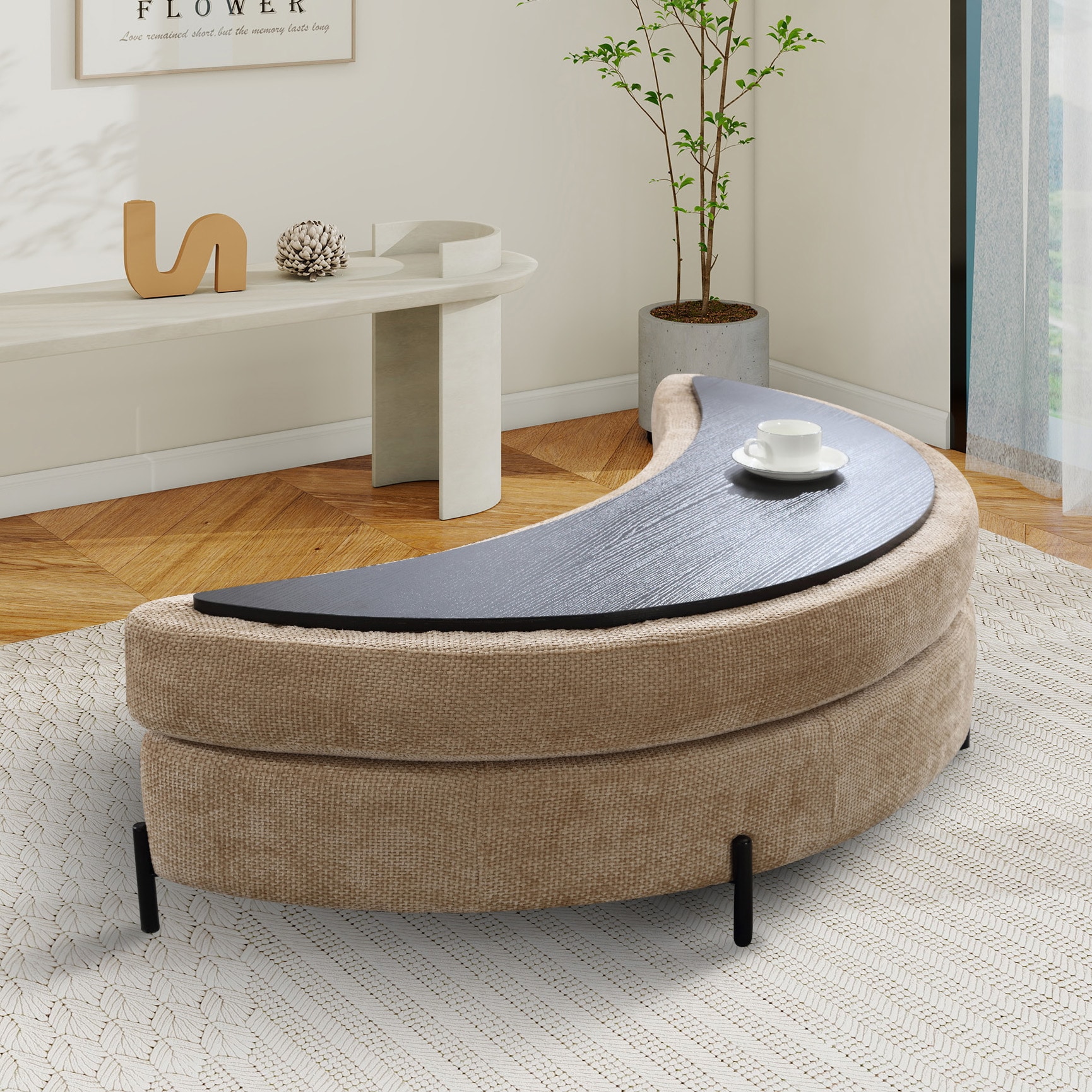 Hrinhom HC-W4004-WHEAT Indoor-Ottomans - View #4