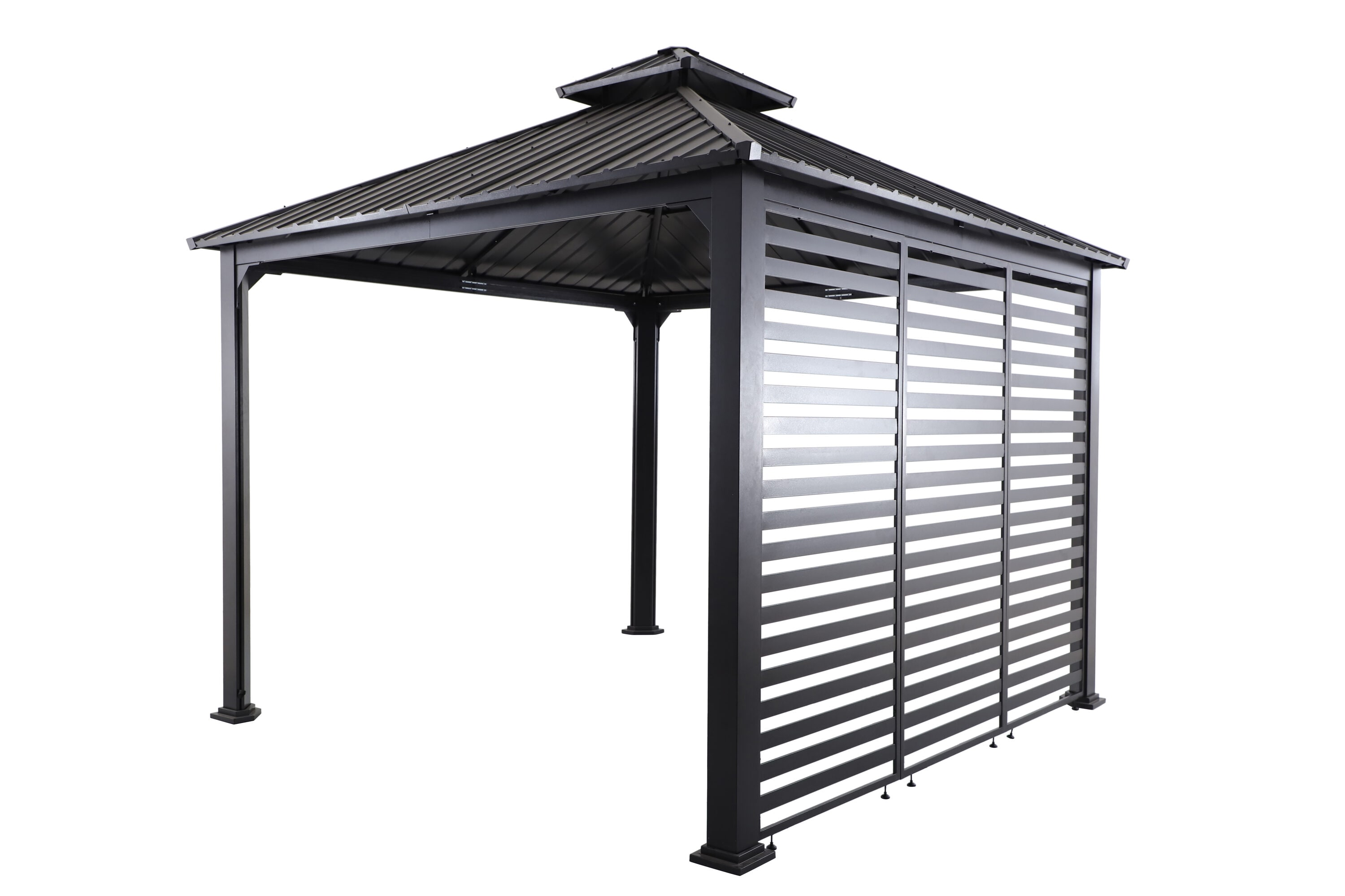 allen + roth GFM60131U 6.92-ft x 3.17-ft 1 pc Black Gazebo screen kit