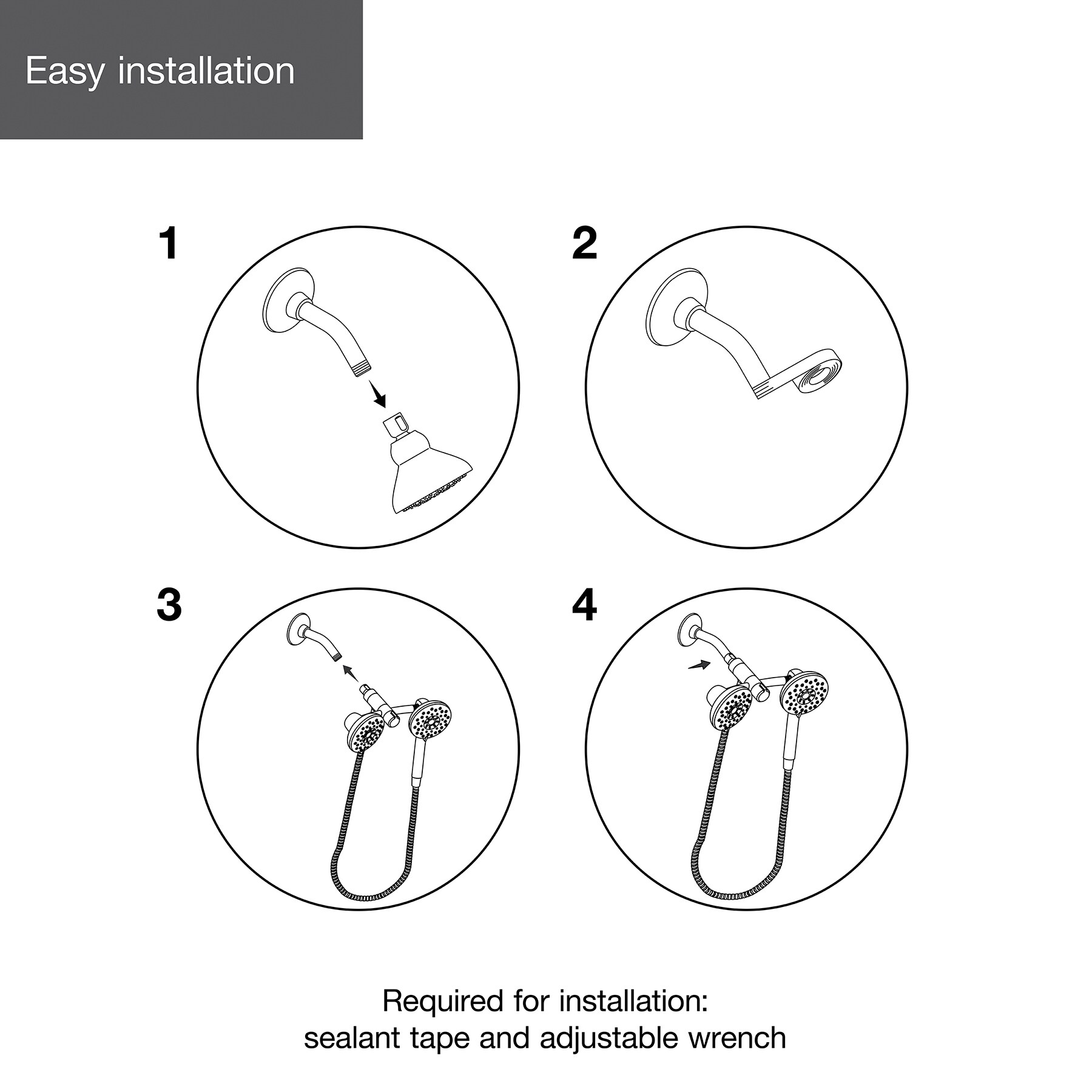 KOHLER R25771-G-BN Fixed-Showerhead - View #10