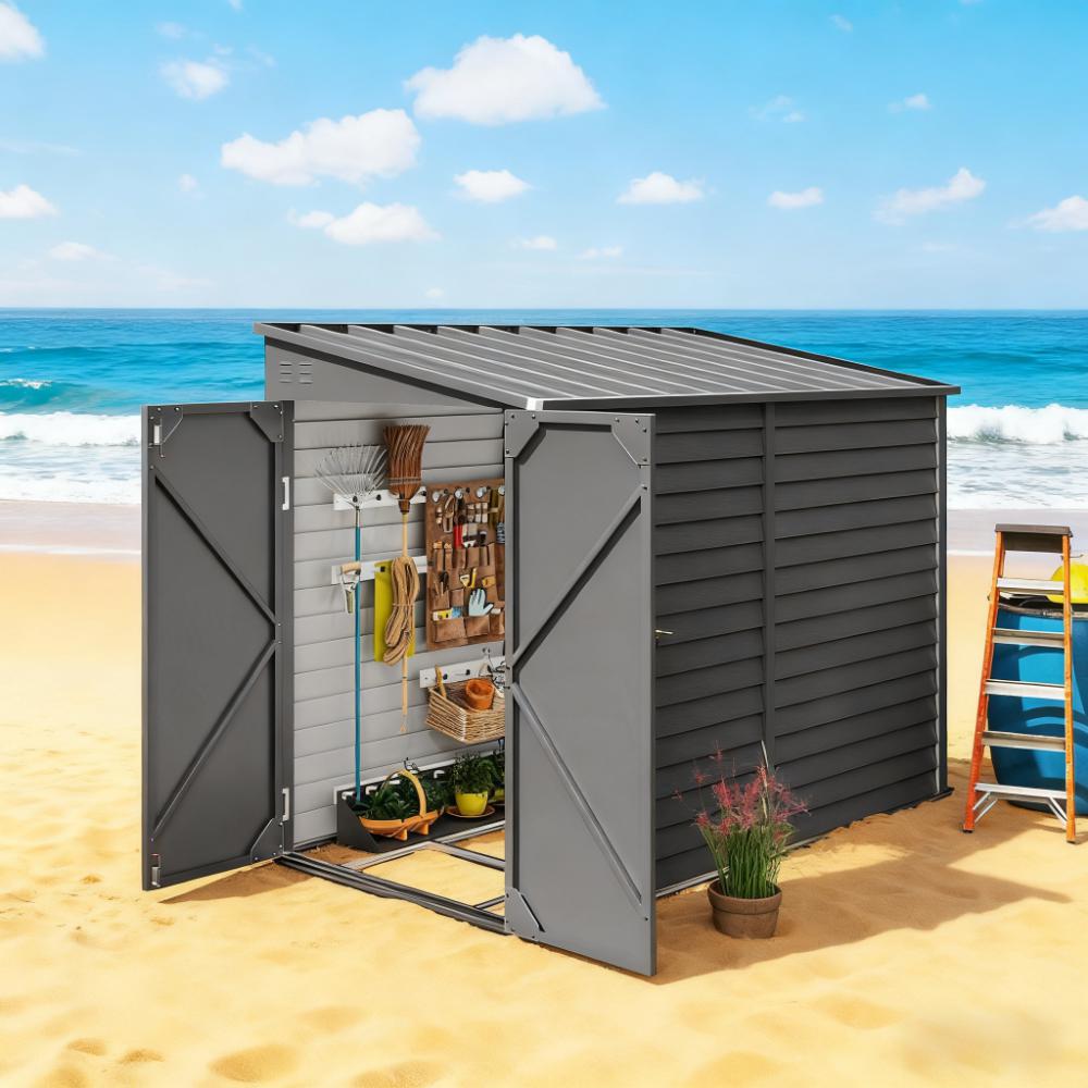Wooakway FXLS0604-512Z216 Metal-Storage-Buildings-Sheds - View #8