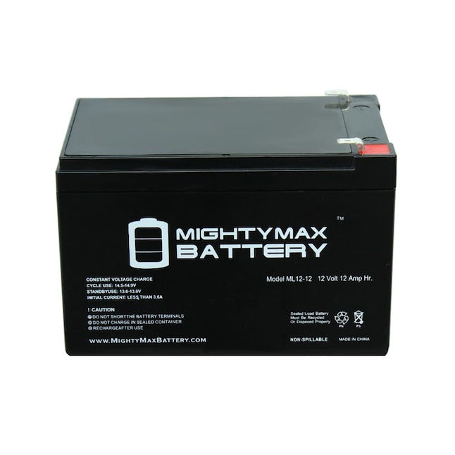 Mighty Max Battery 12V 12Ah F2 SEALED LEAD ACID DEEP-CYCLE Rechargeable  Sealed Lead Acid 12120 Backup Power Batteries in the Device Replacement  Batteries department at