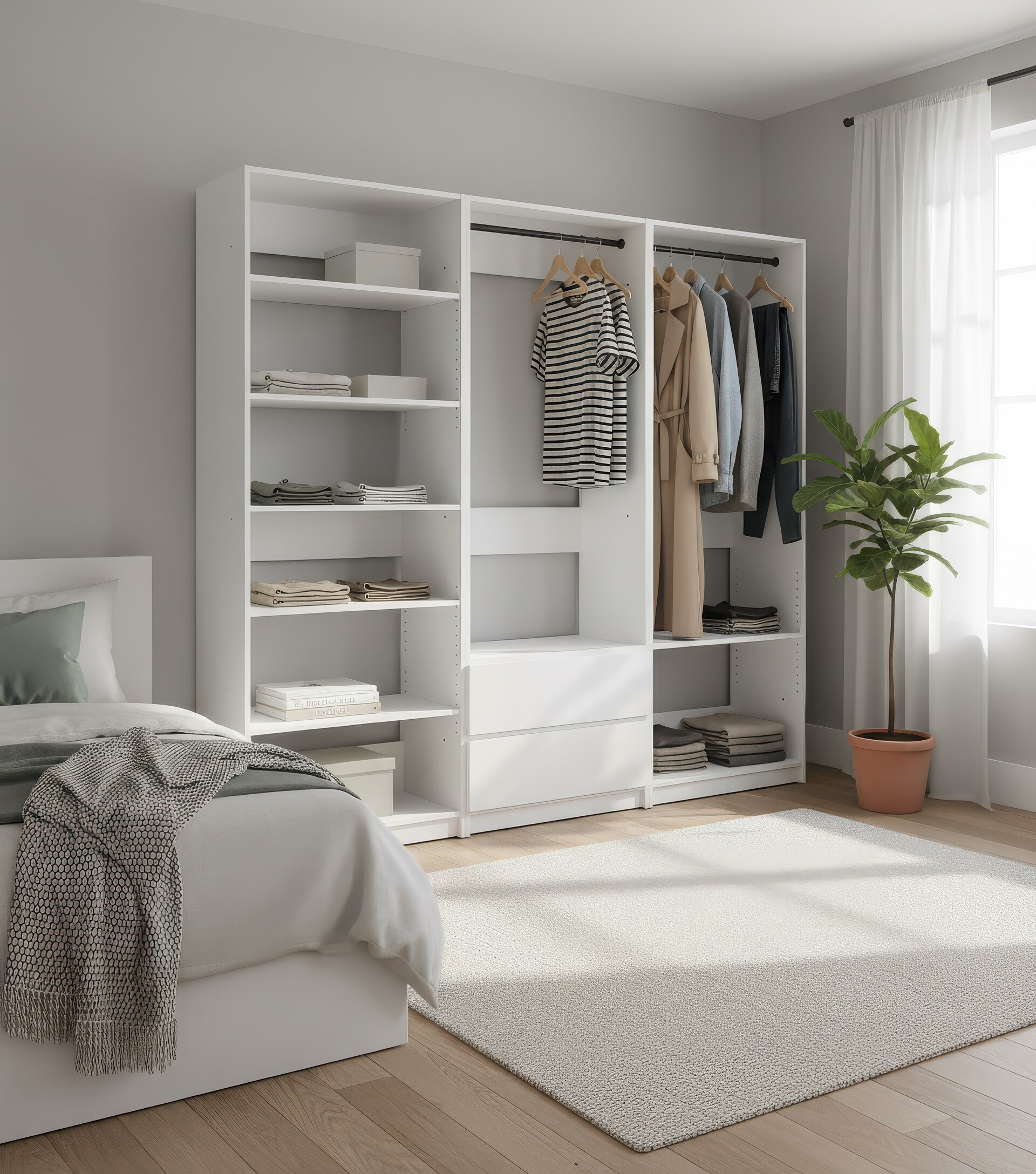 LOVMOR SF-J-B040S00146 Wood-Closet-Shelves - View #6