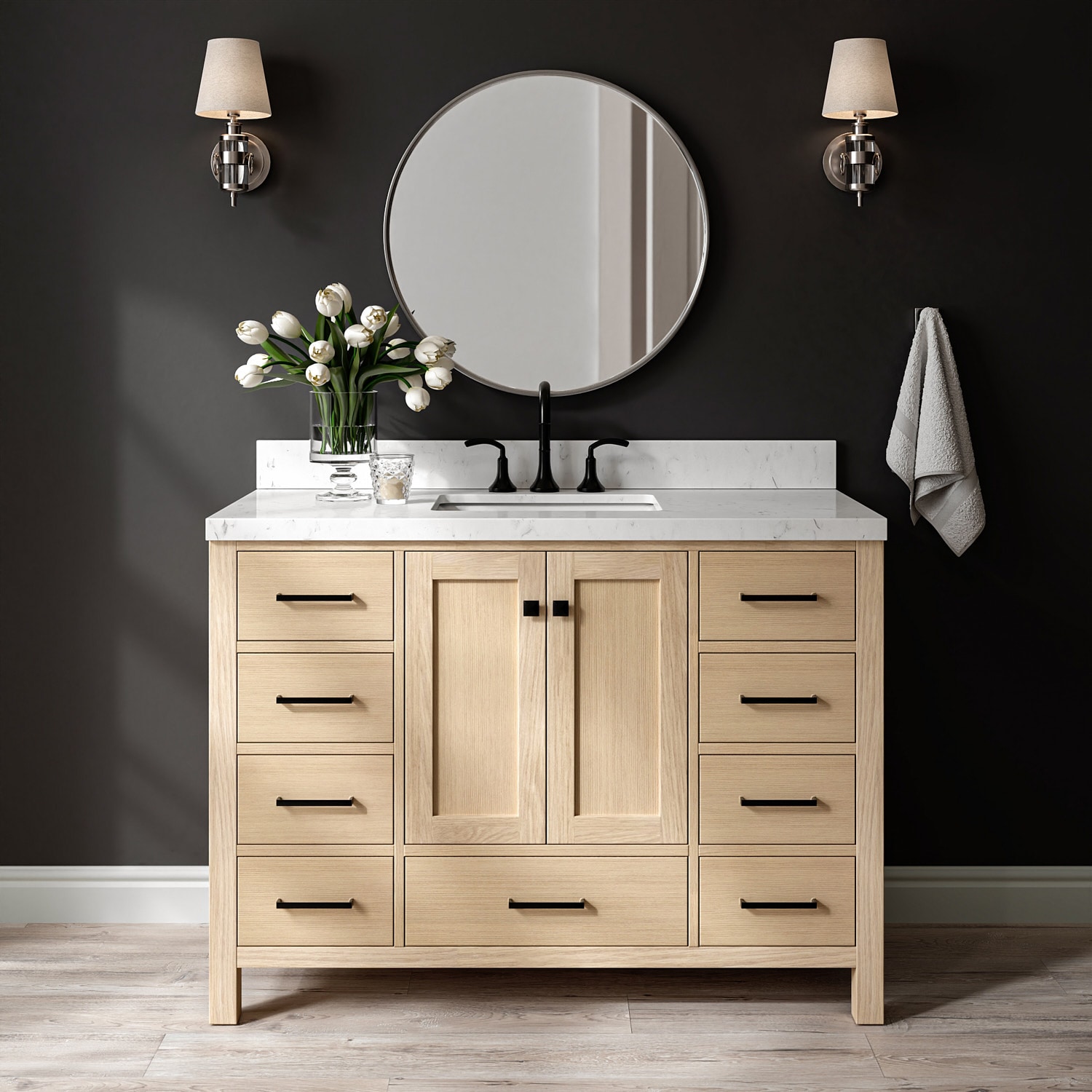 ARIEL A048S-BC-WOA vanities - View #2