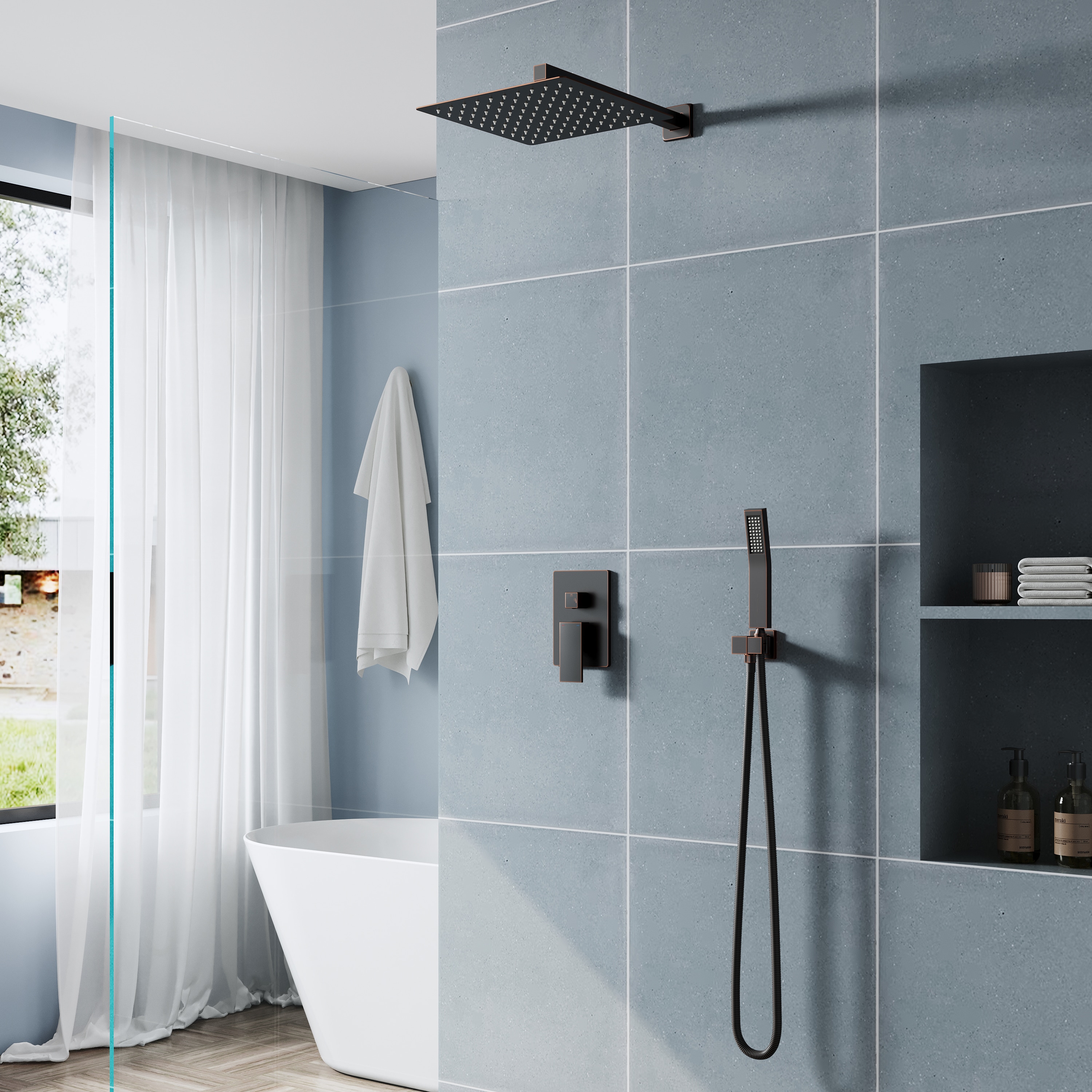 WELLFOR DTG-806CS12ORB Tub-Shower-Faucets - View #2