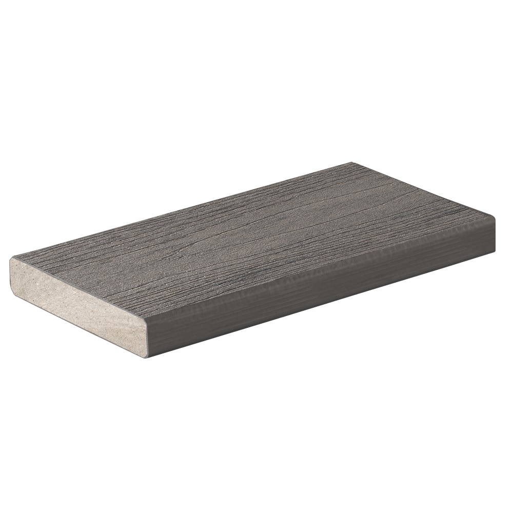 Reserve 1-in x 6-in x 12-ft Driftwood Grooved Composite Deck Board in Gray | - TimberTech RCGV5412DW-FR